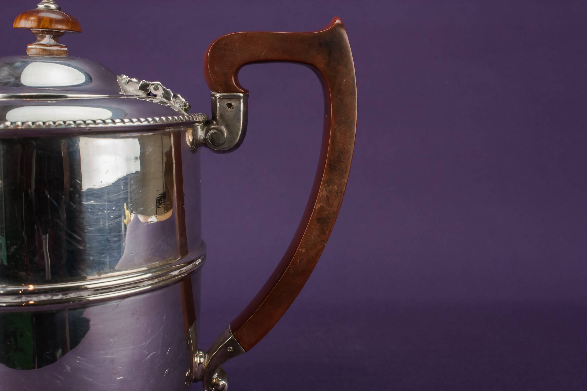 Piece Silver Plated — Art Deco tea and coffee set 10