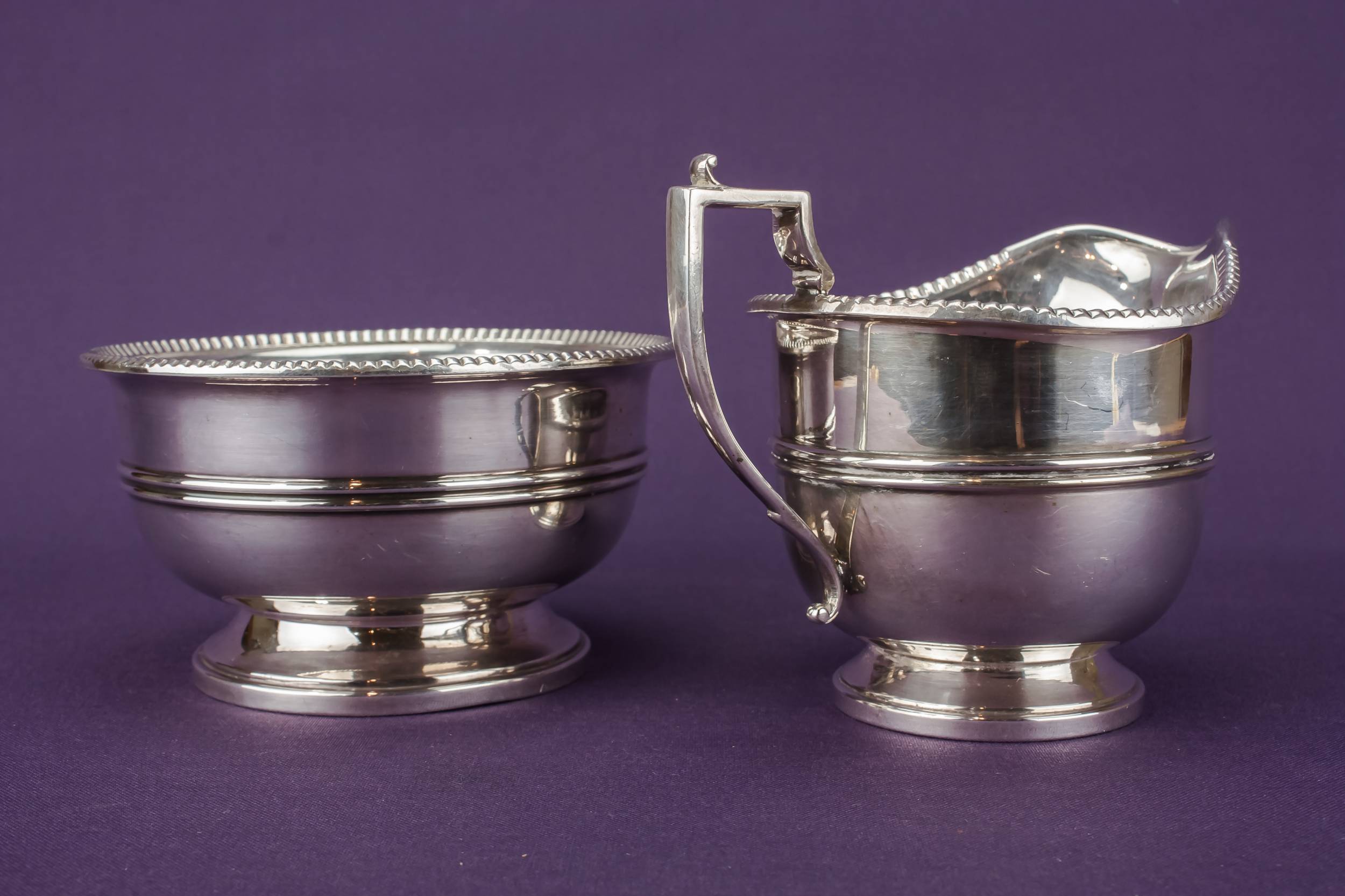 Piece Silver Plated — Art Deco tea and coffee set 11