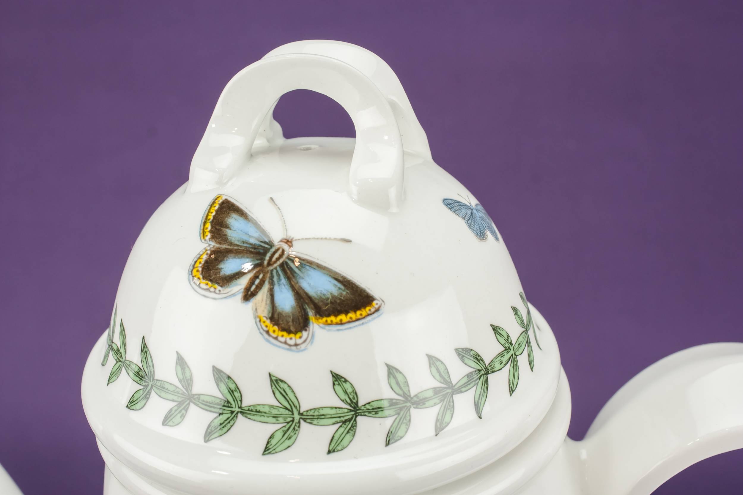 Retro Vintage Botanic — Portmeirion pottery coffee pot 2