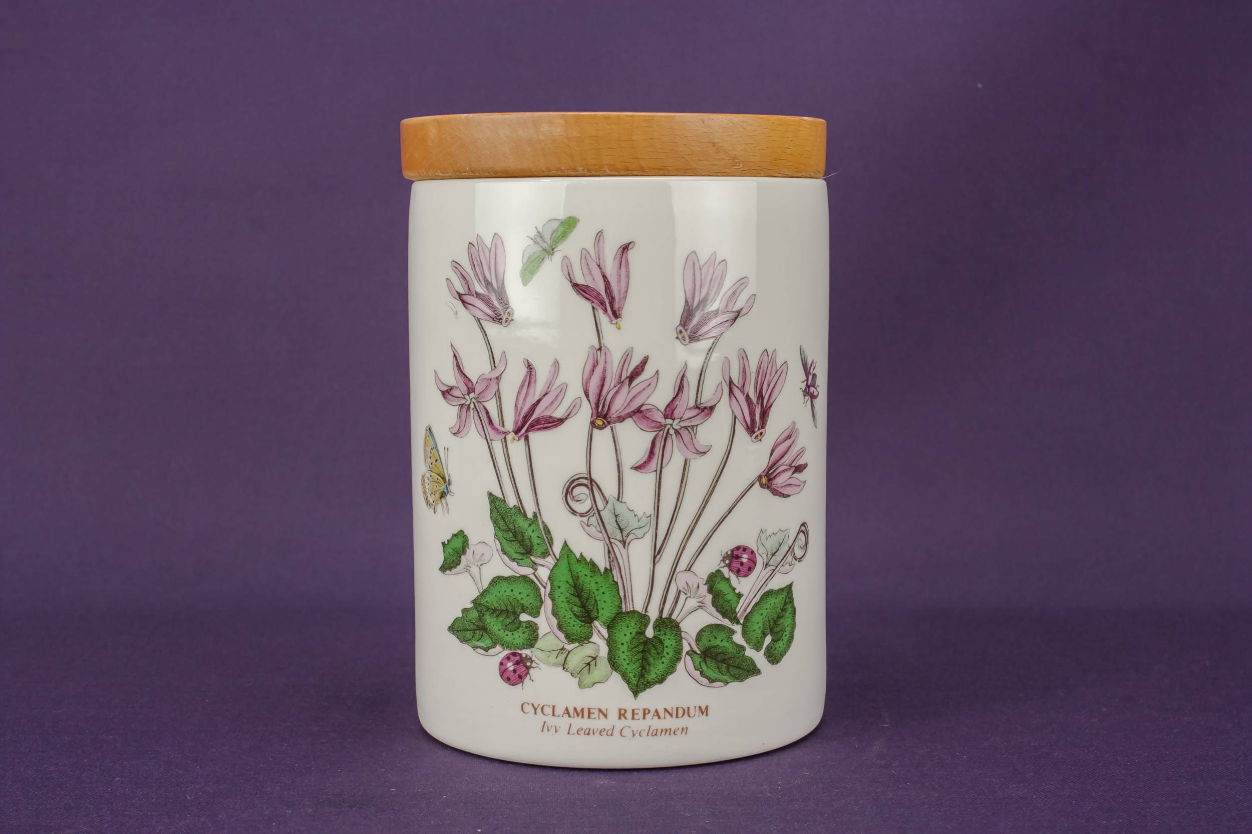 Vintage Pottery Botanic — Portmeirion pottery jar