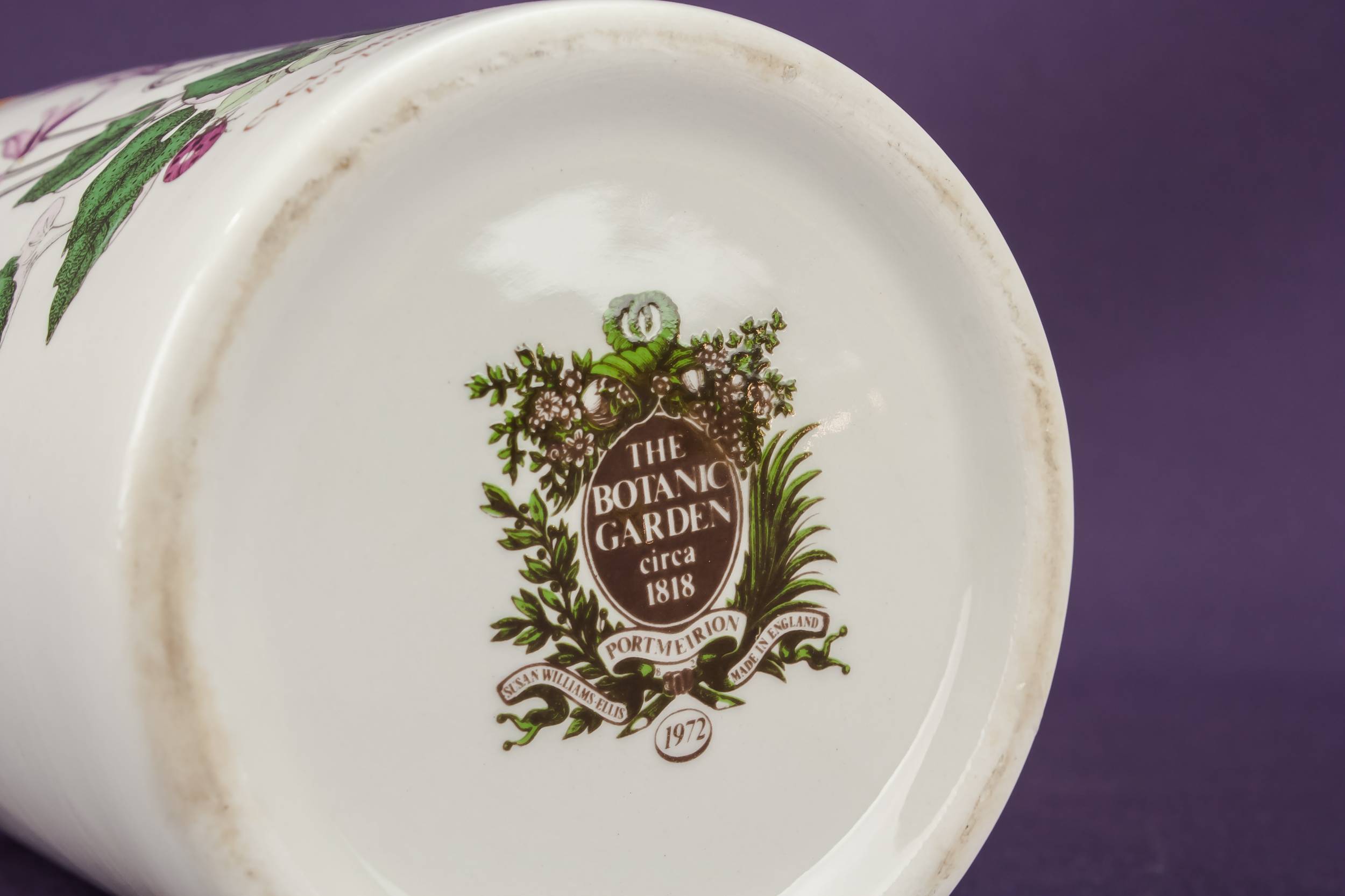 Vintage Pottery Botanic — Portmeirion pottery jar 2