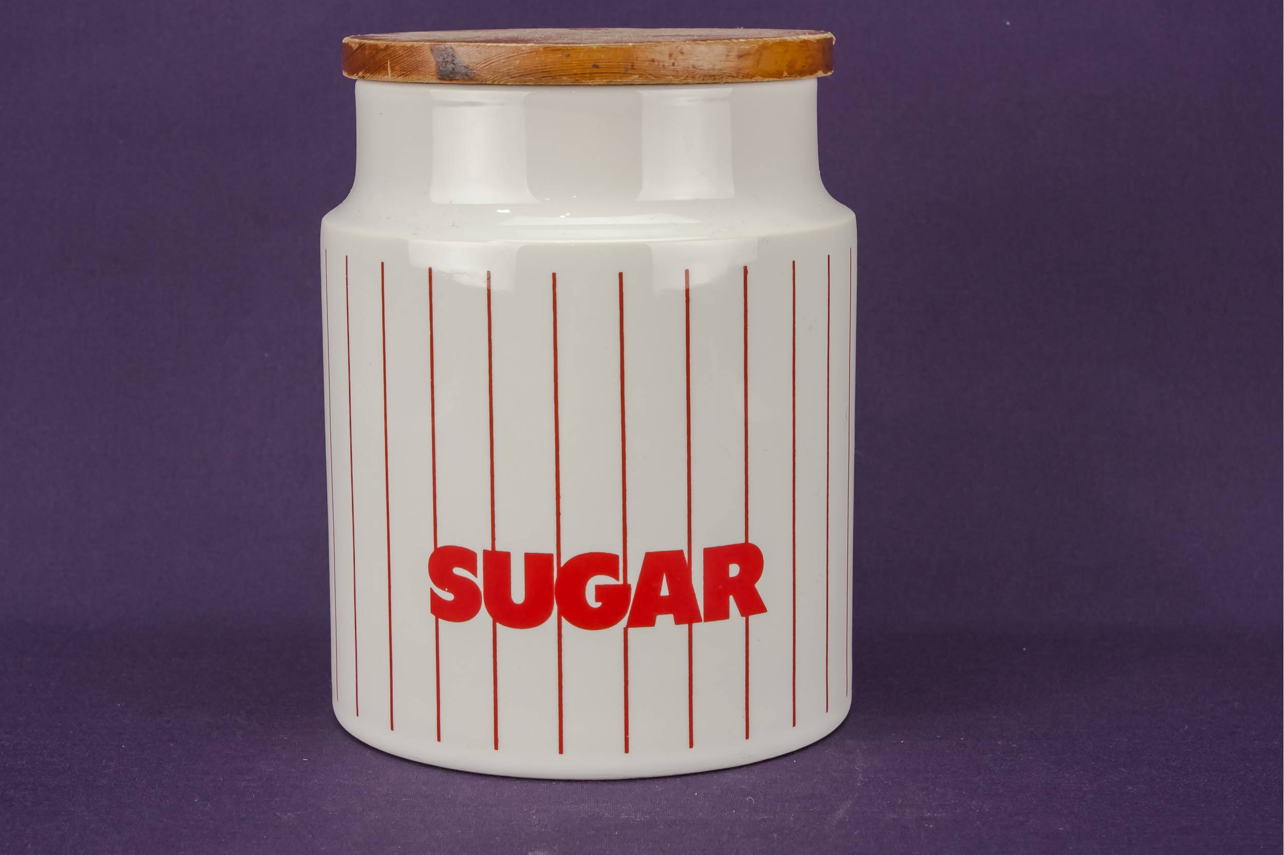 Modernist Red Hornsea — Hornsea sugar jar