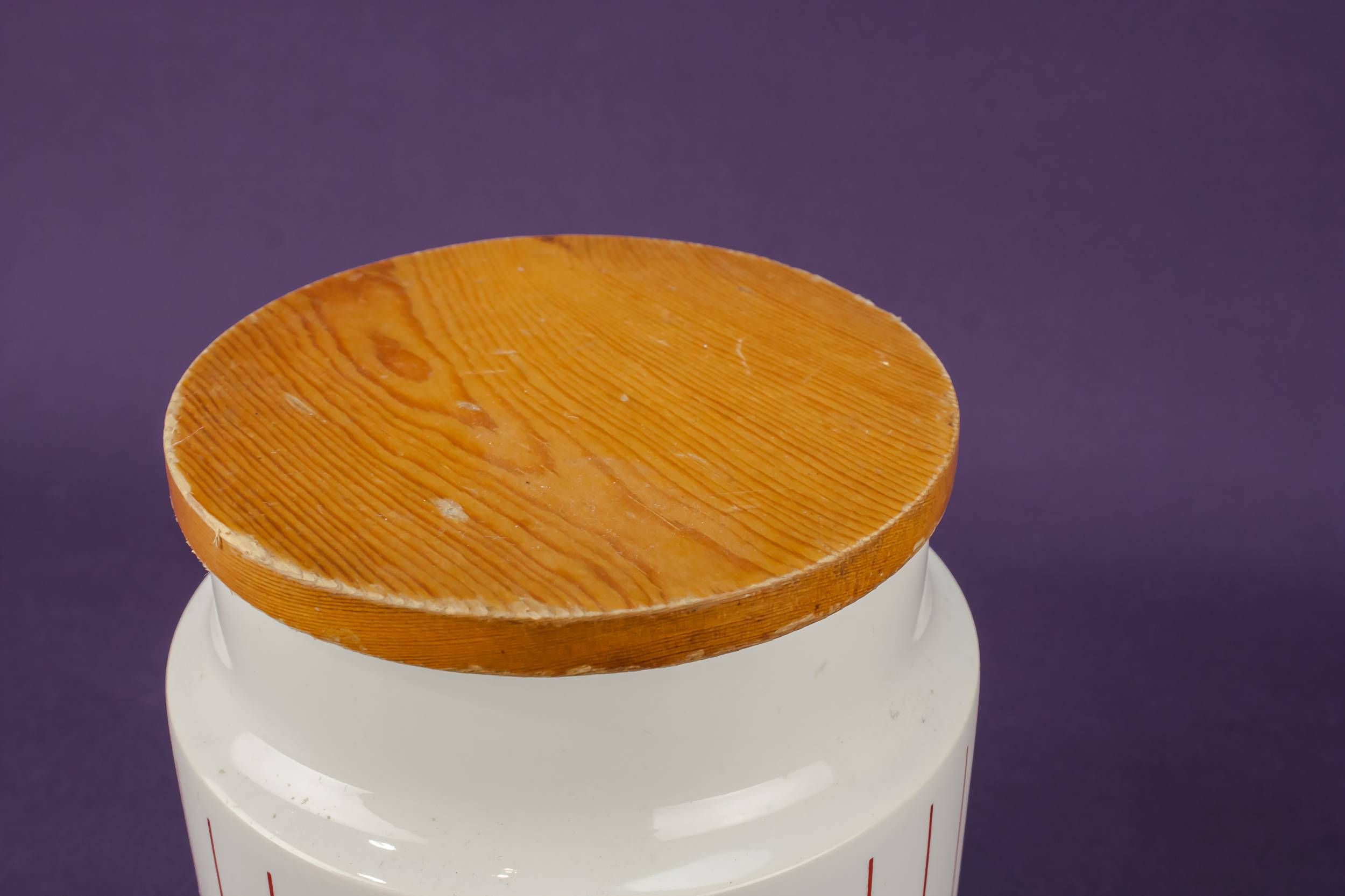 Modernist Red Hornsea — Hornsea sugar jar 2