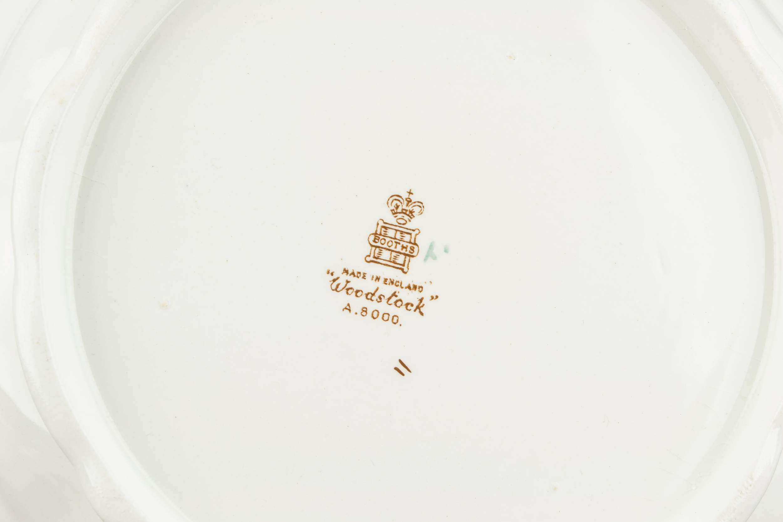 Vintage Small Woodstock — Booths pottery tureen 3