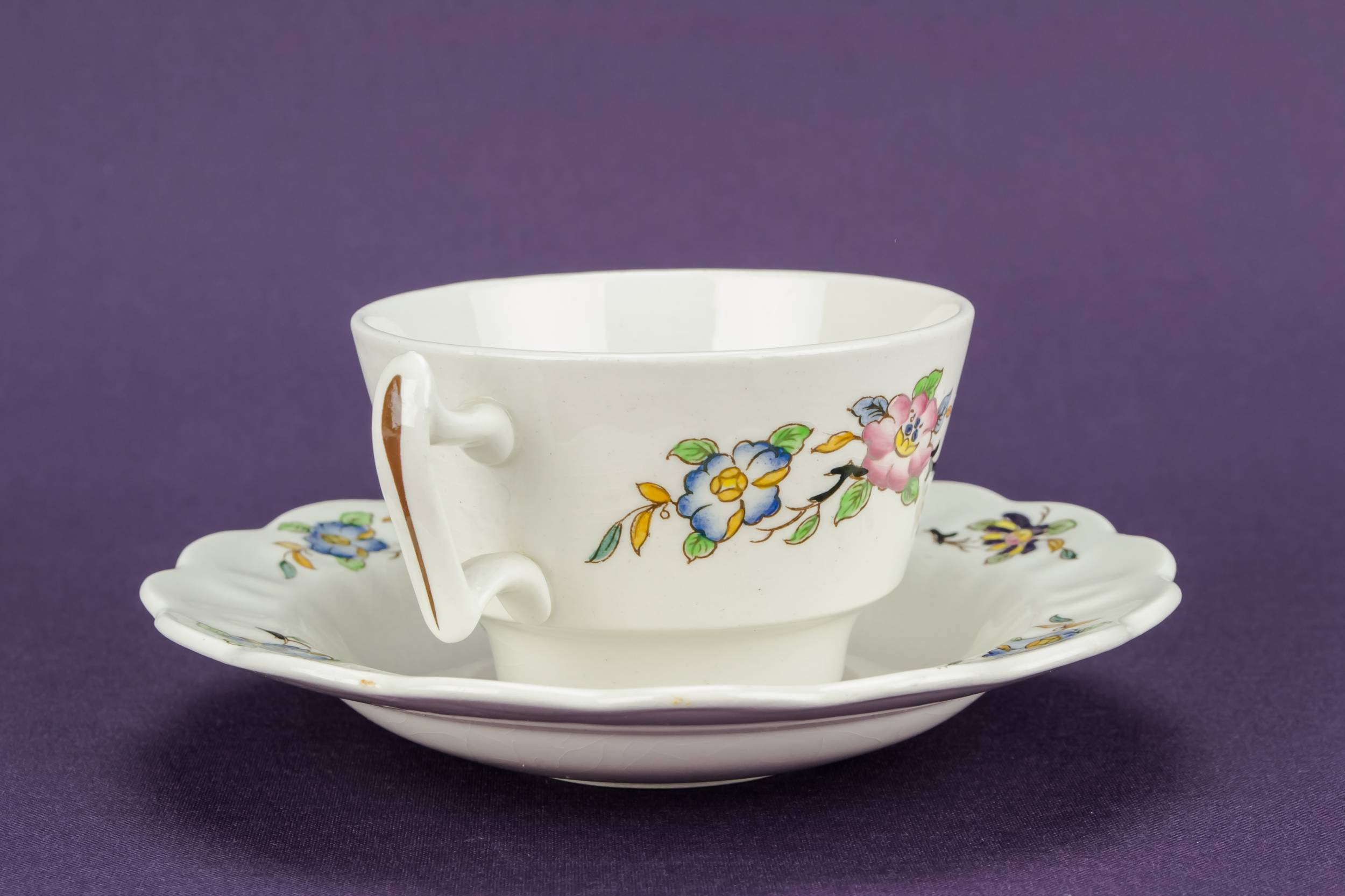 Persons Opulent Art — Booths pottery tea set for six 1