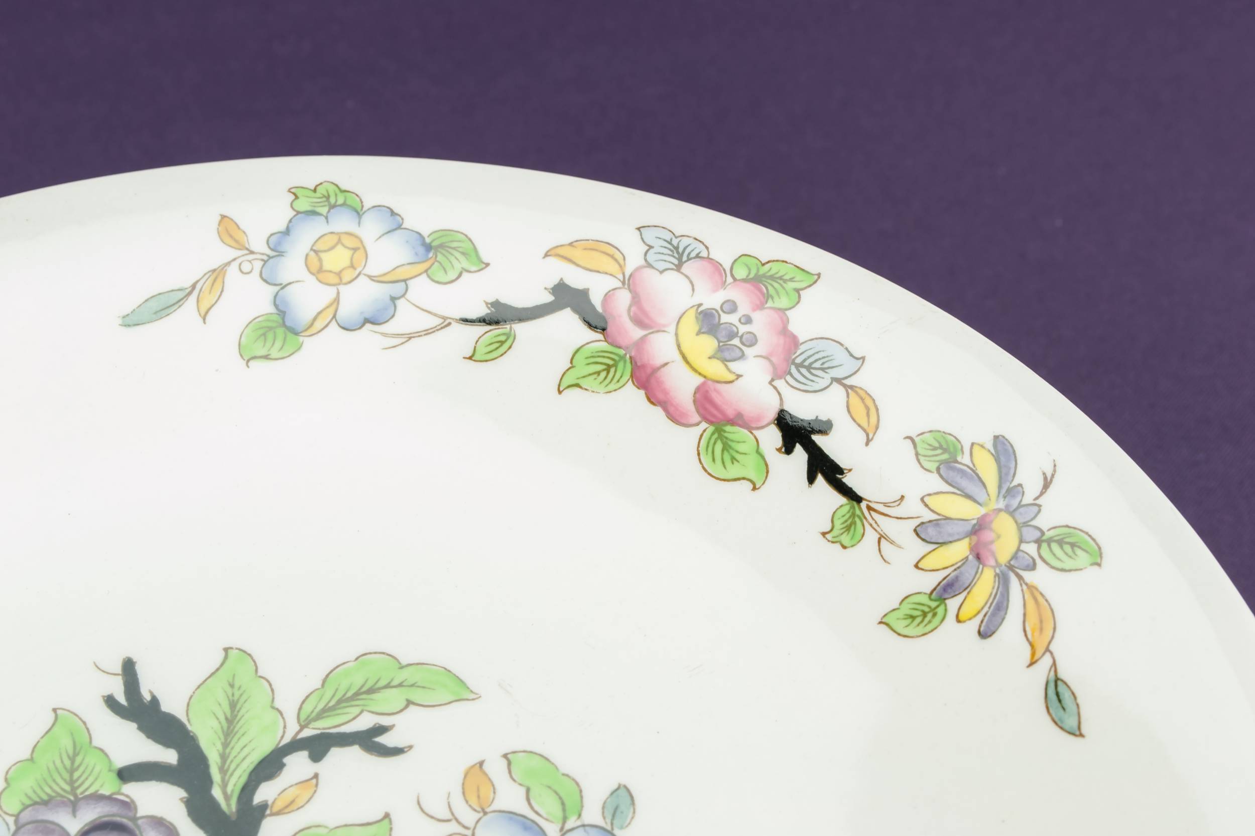 Medium Pottery Woodstock — Art Deco pottery cake stand 4