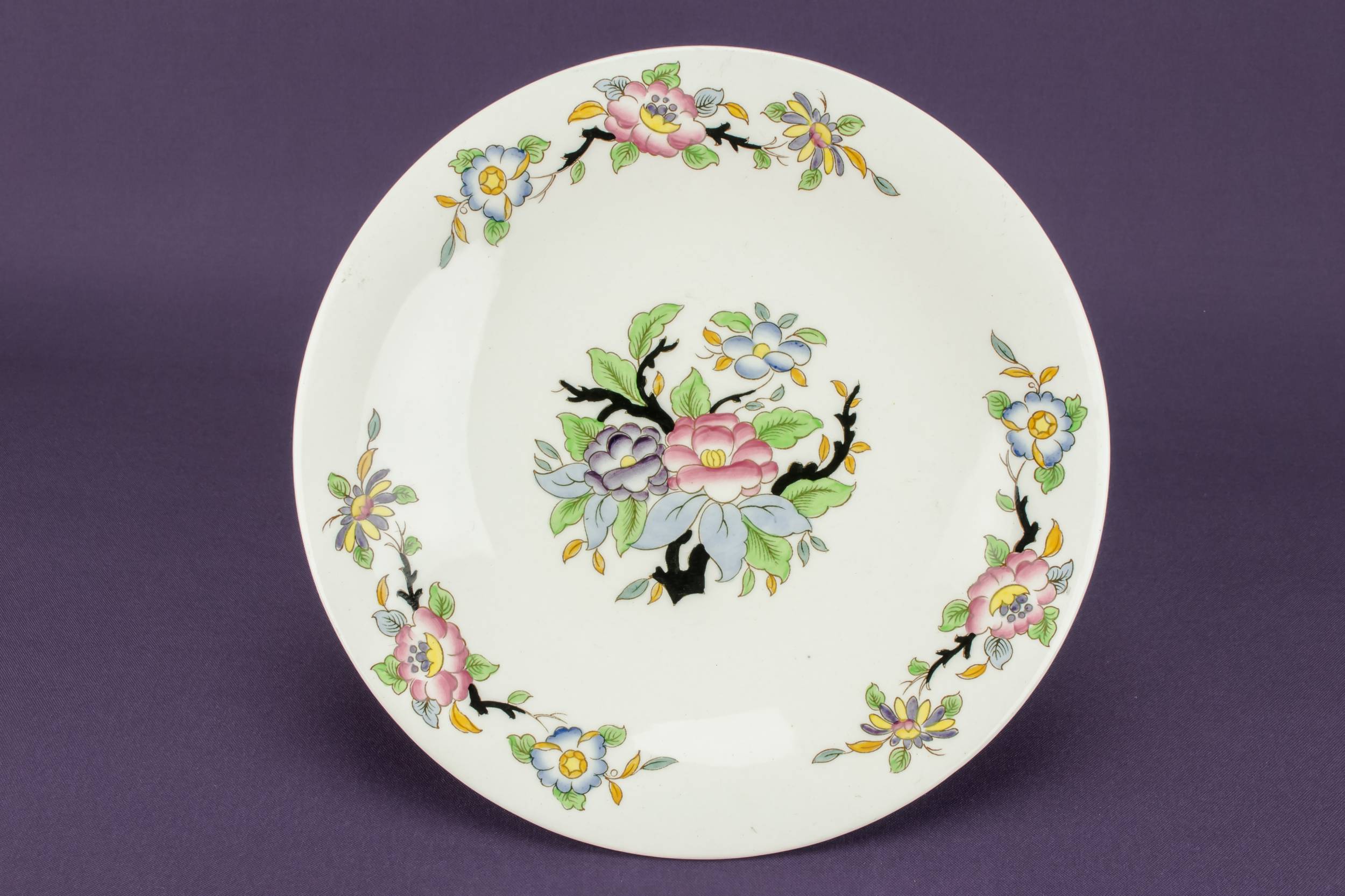 Medium Pottery Woodstock — Art Deco pottery cake stand 1