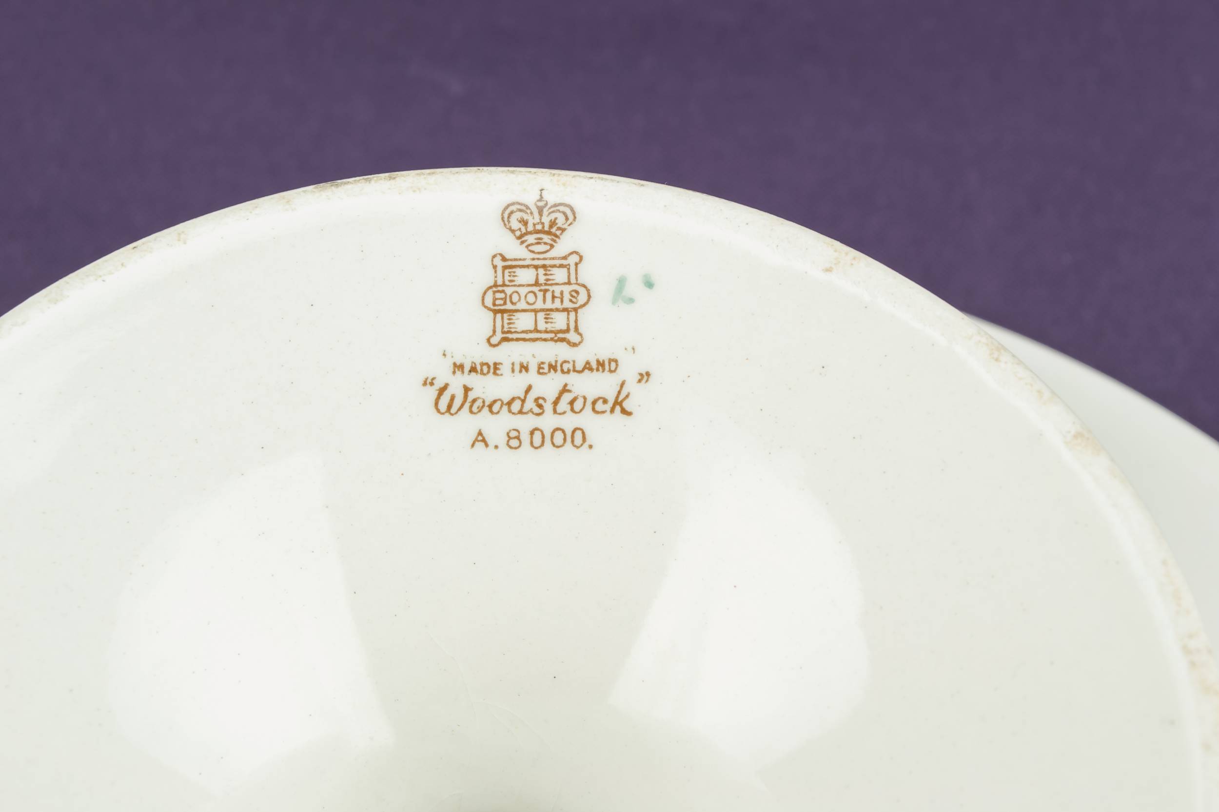 Medium Pottery Woodstock — Art Deco pottery cake stand 3