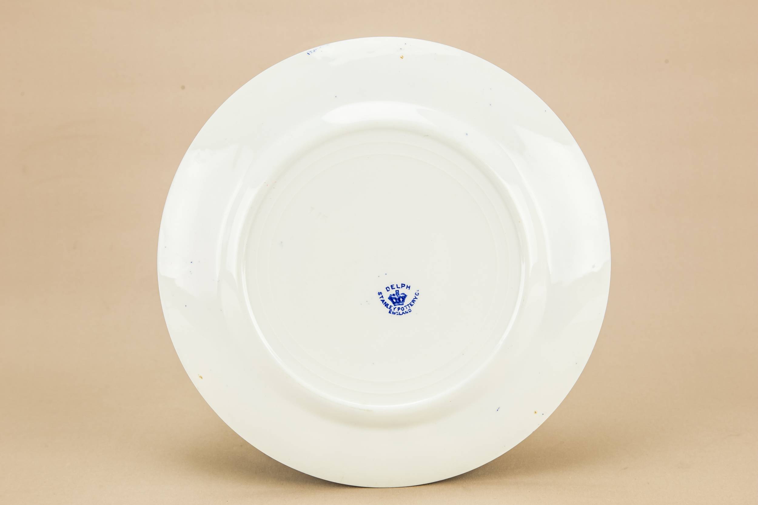 Spectacular Pottery Wood — 6 blue and white dinner plates 2