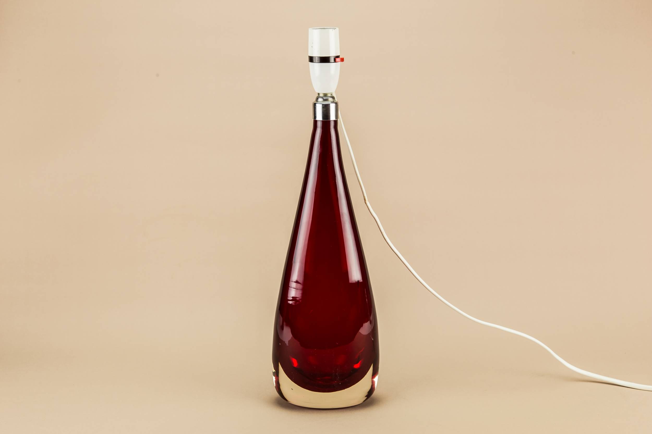 Modernist Vintage Unique — Whitefriars glass lamp