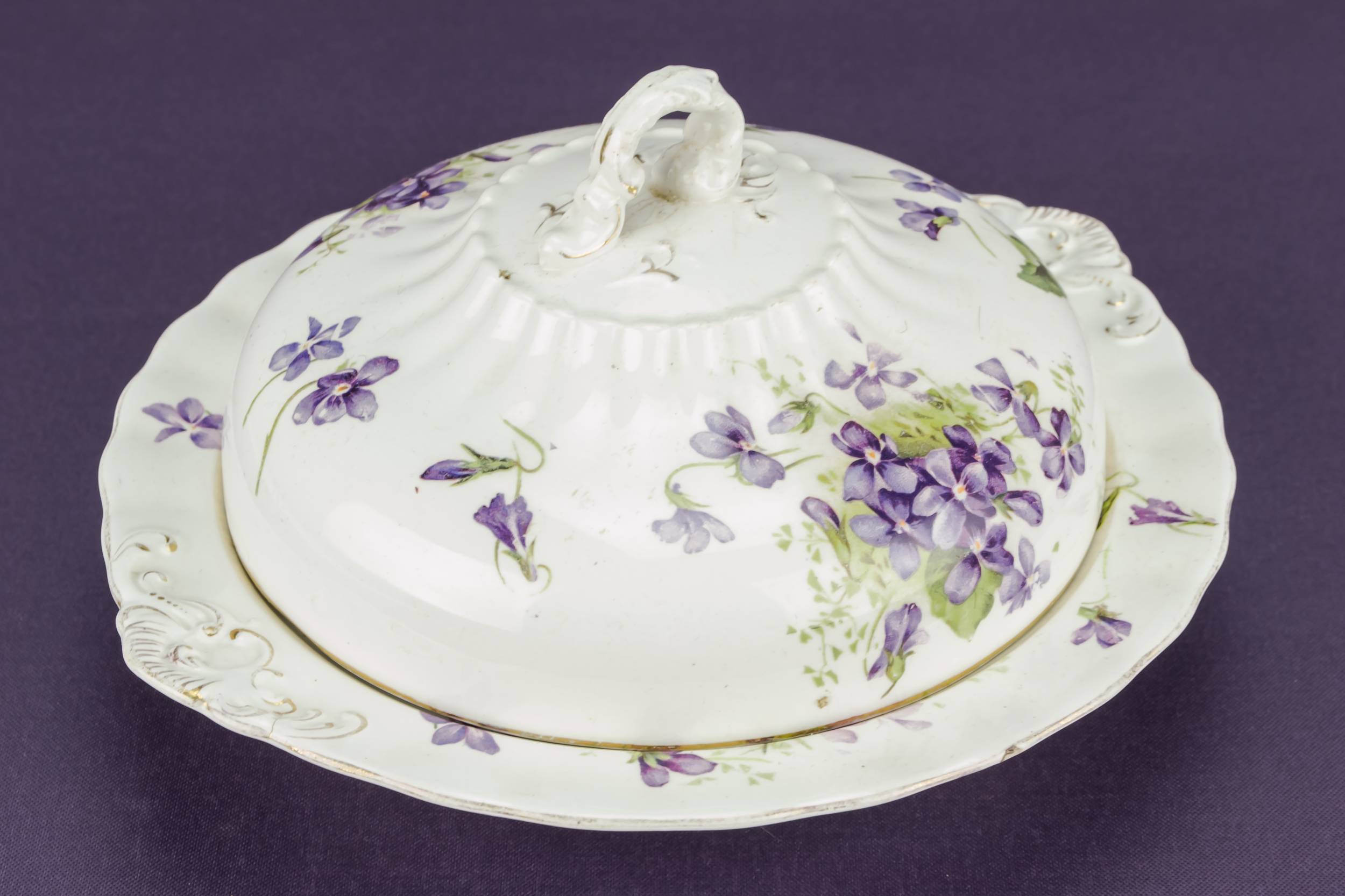 Antique Charming Retro — Art Nouveau porcelain bowl 4