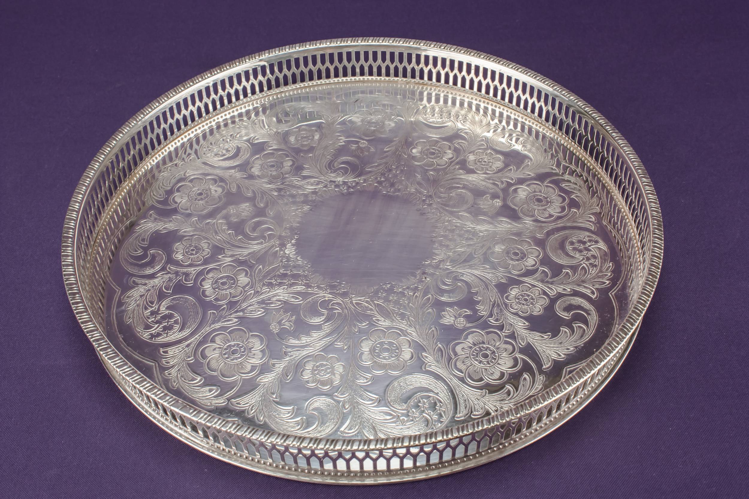 Vintage Retro Silver — Partitioned serving dish 1
