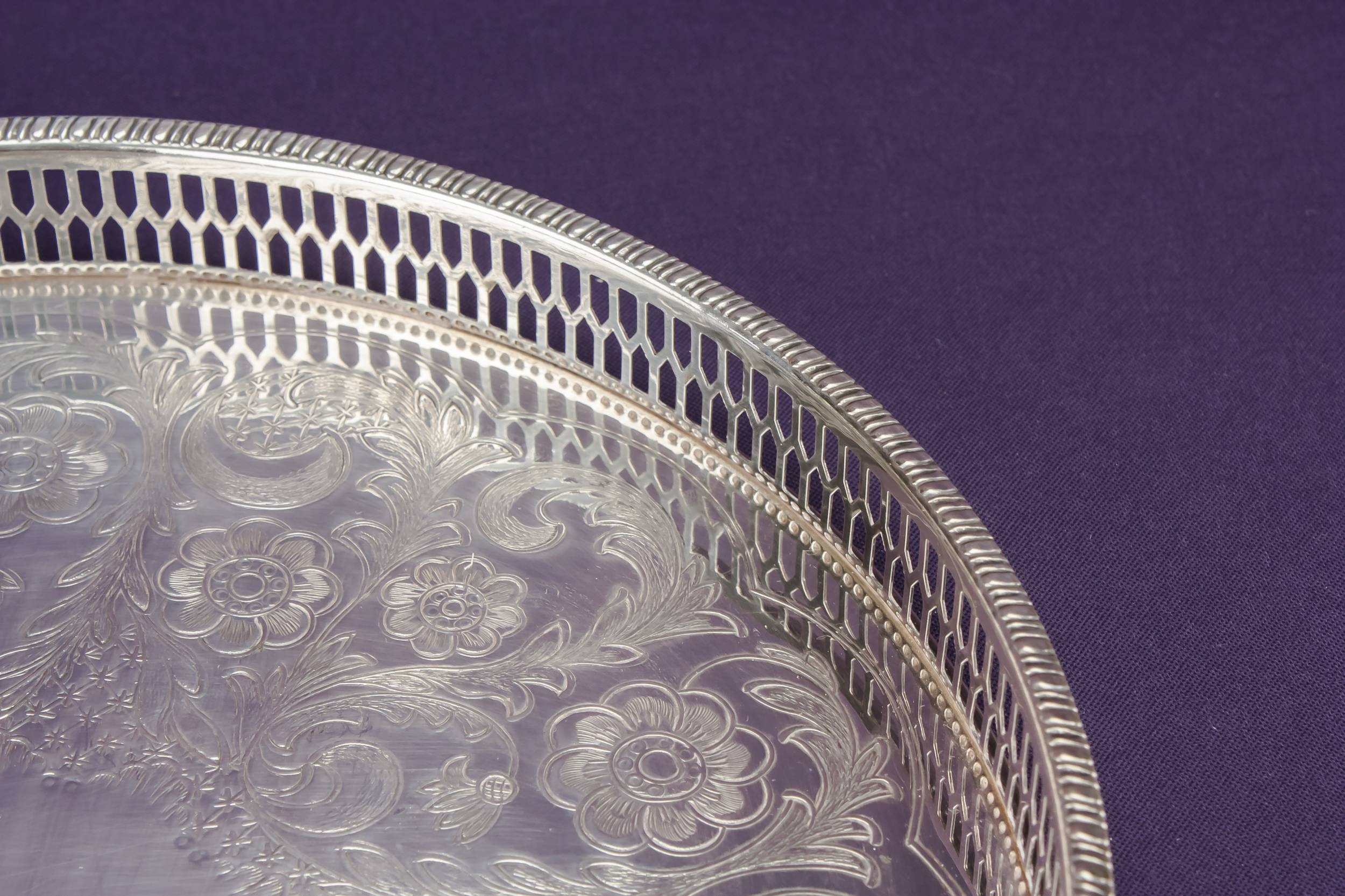 Vintage Retro Silver — Partitioned serving dish 2
