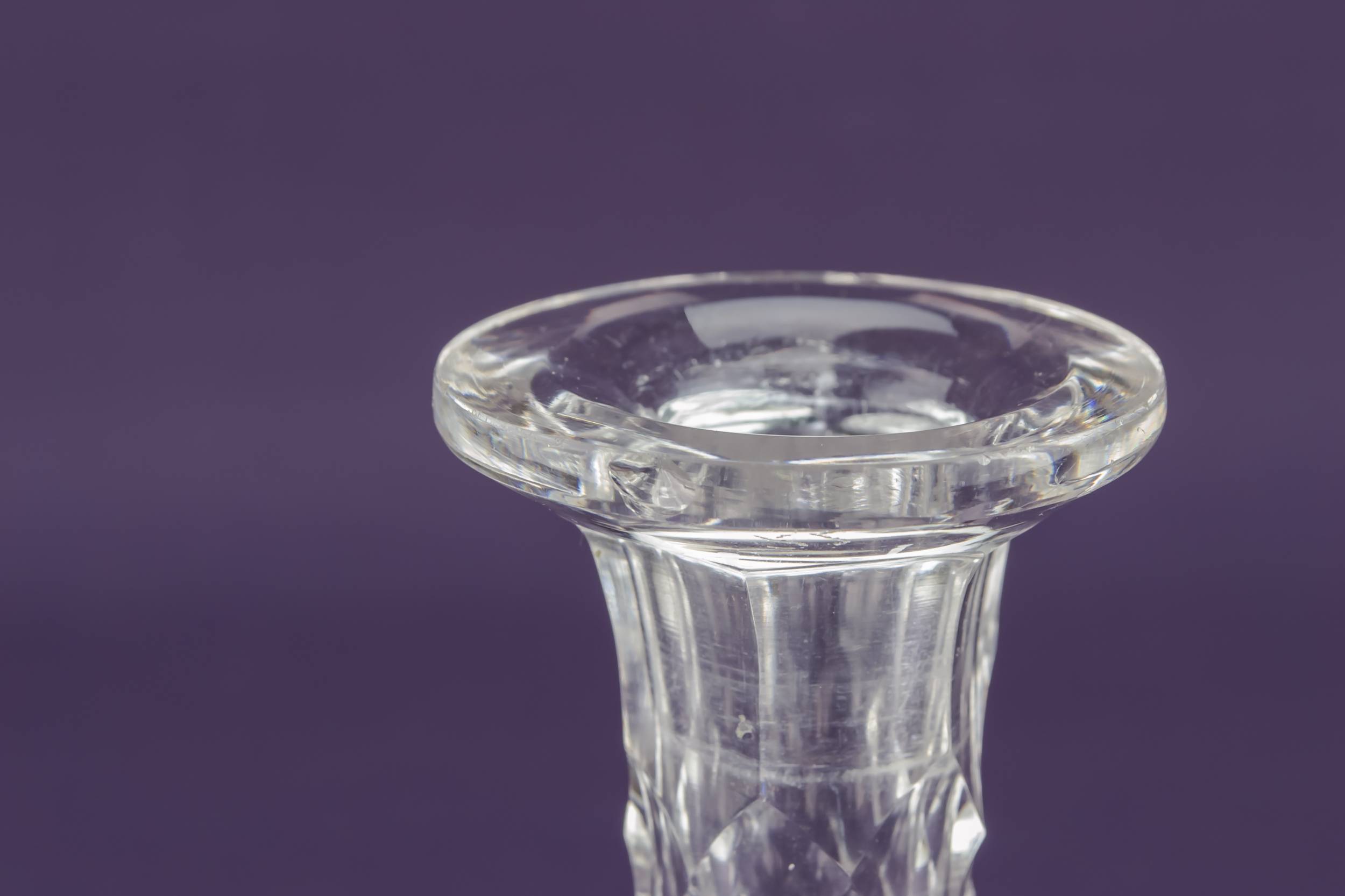 Cut Glass Crystal — Globular cut glass decanter 3