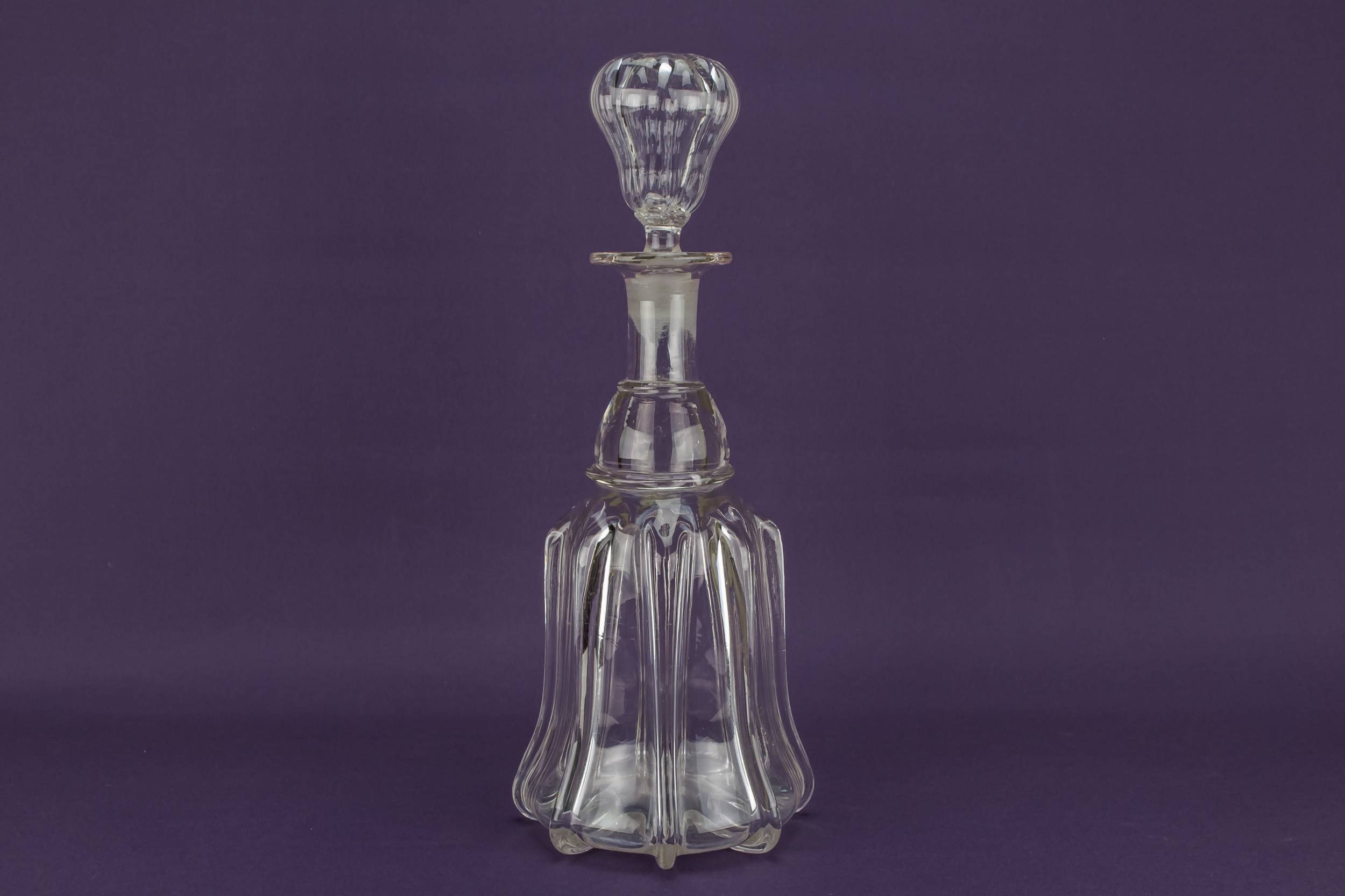 Blown Glass Antique — Blown glass sherry decanter