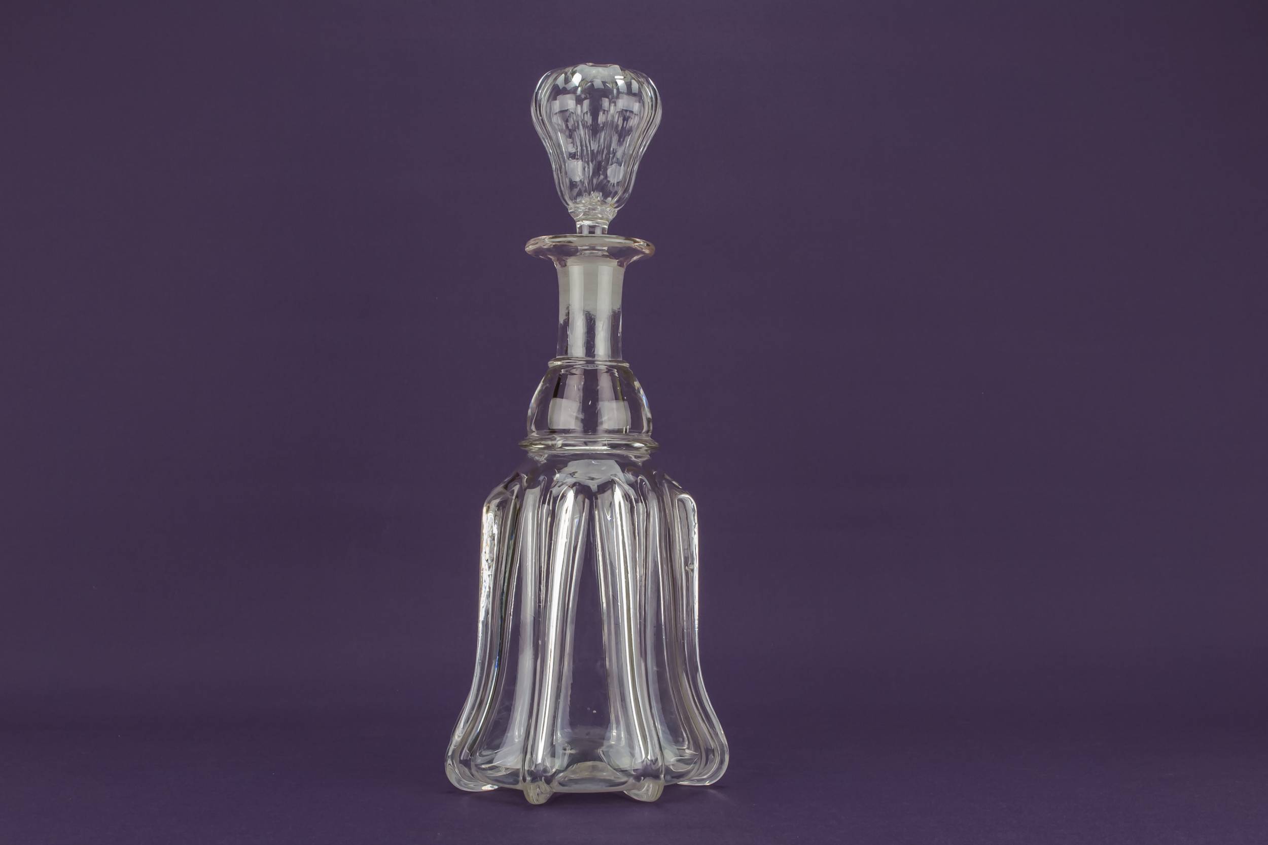 Blown Glass Antique — Blown glass sherry decanter 2