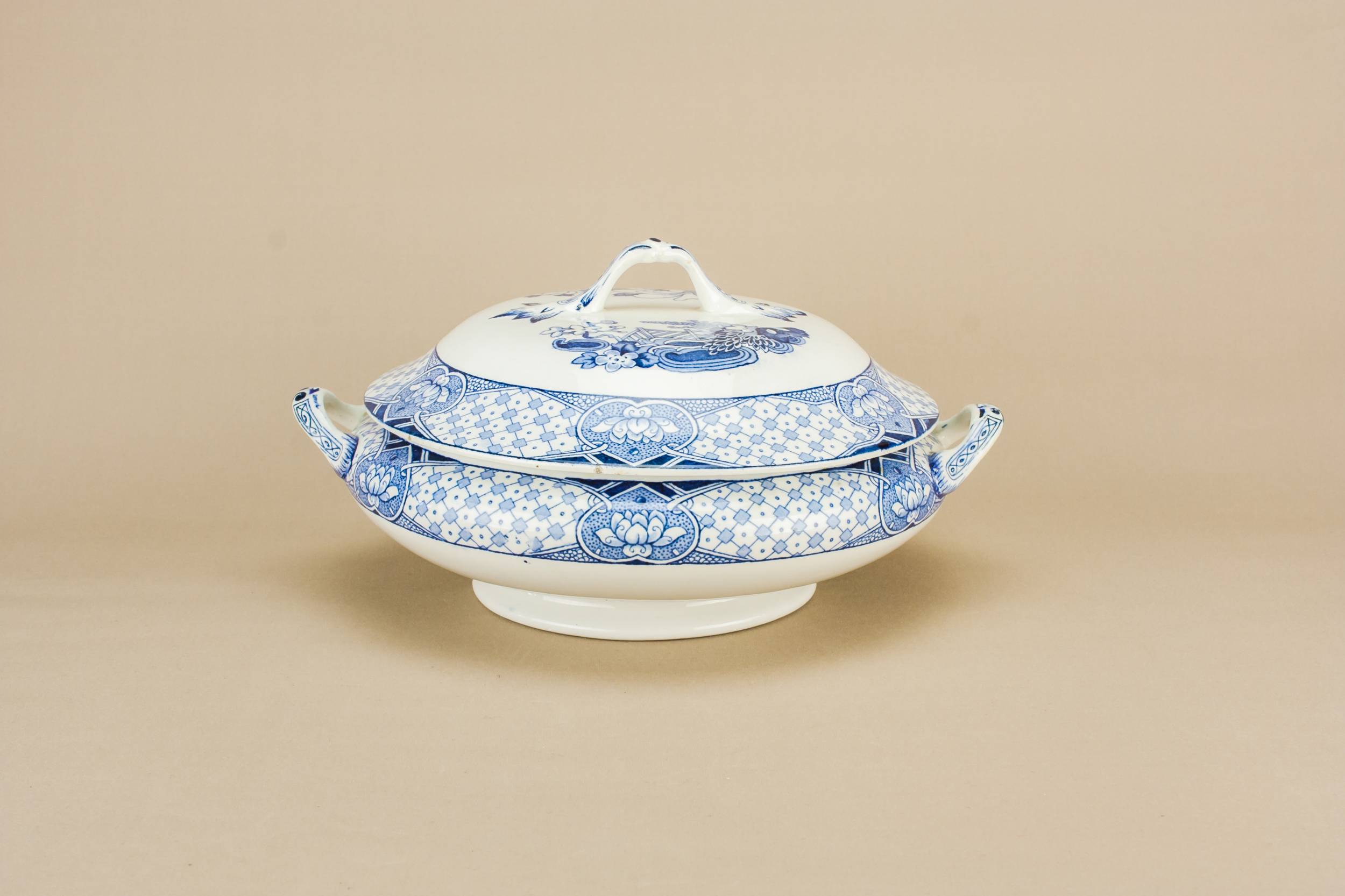Blue And White — Blue and white tureen