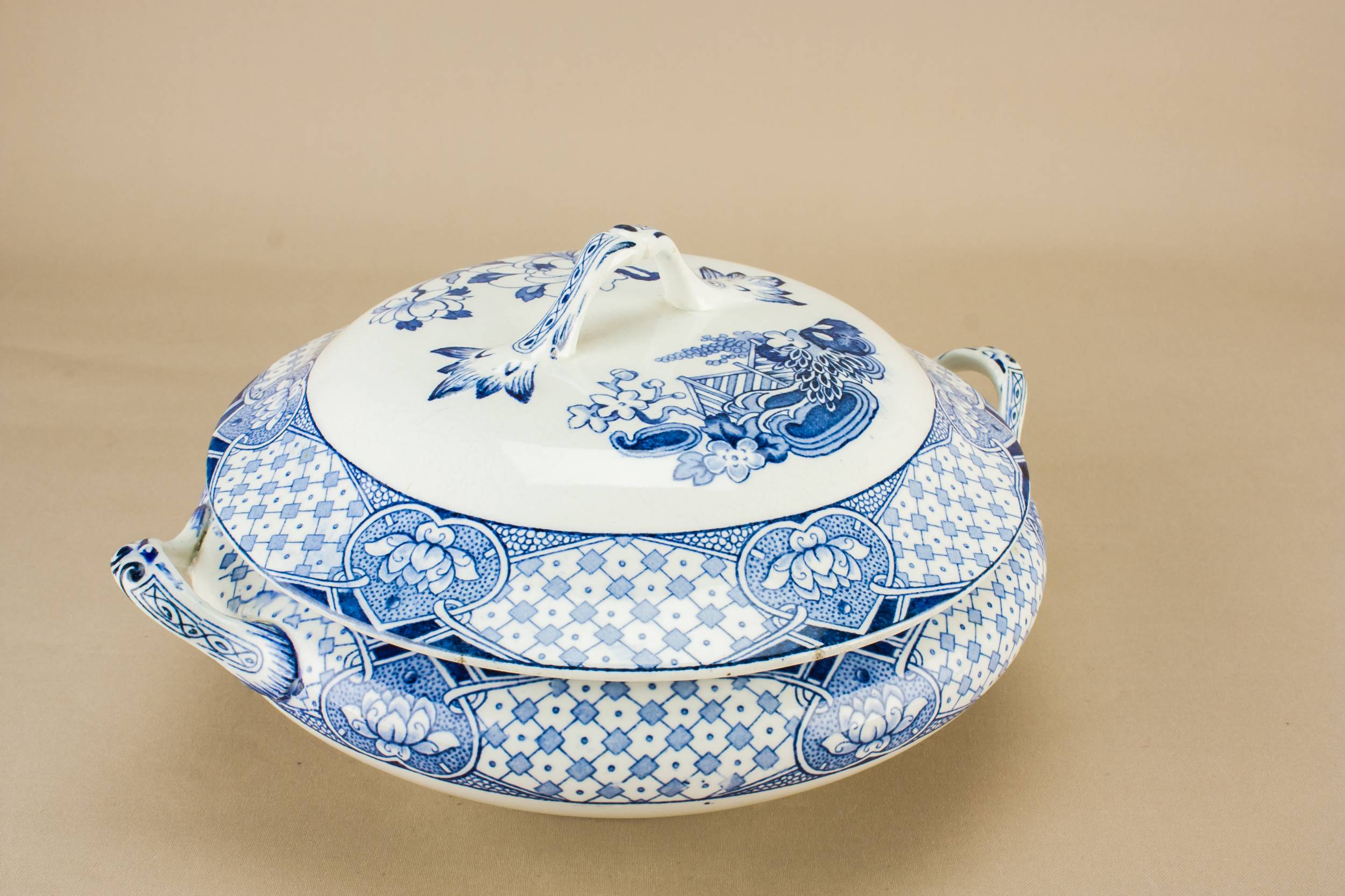 Blue And White — Blue and white tureen 2