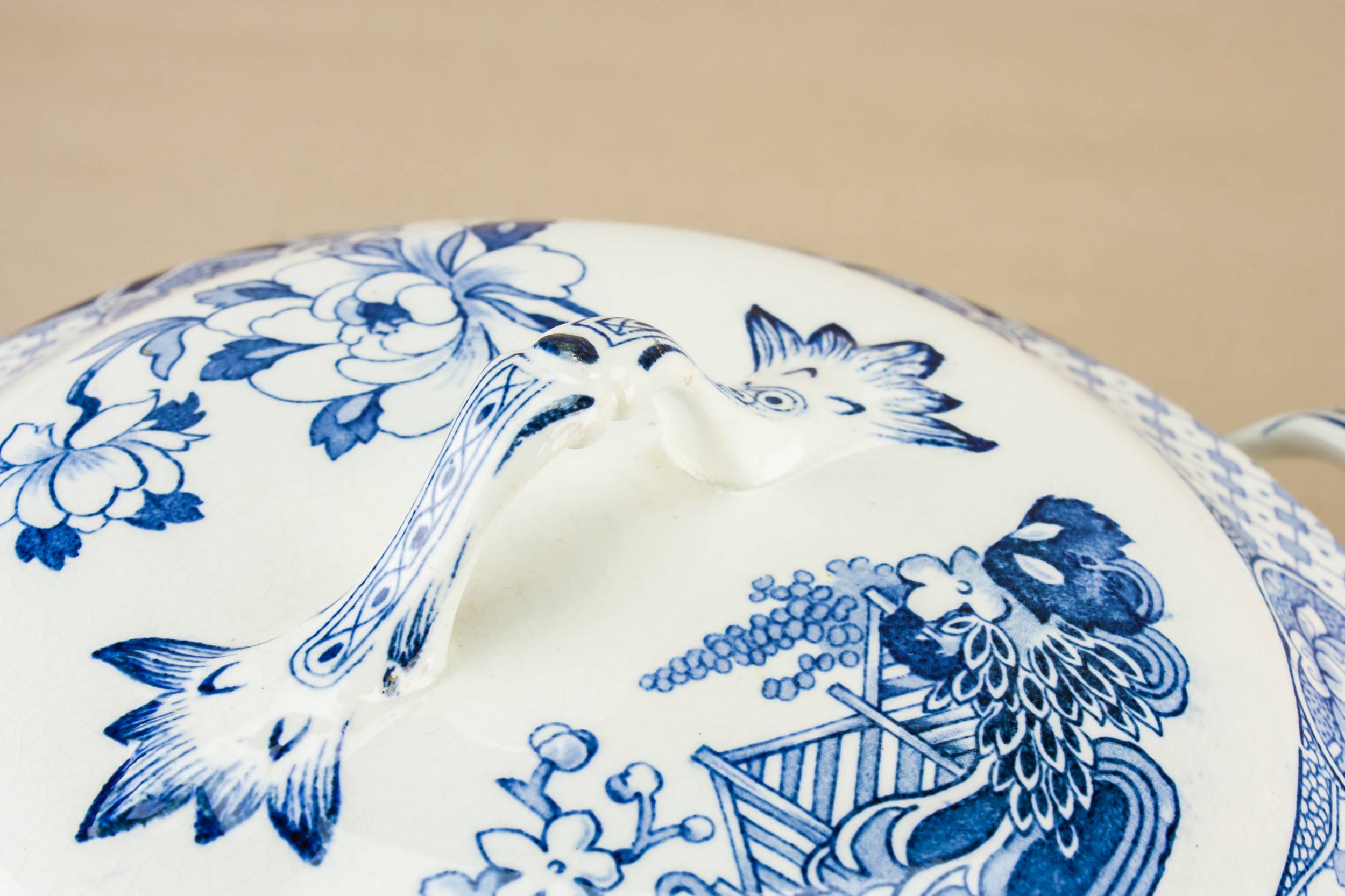 Blue And White — Blue and white tureen 1