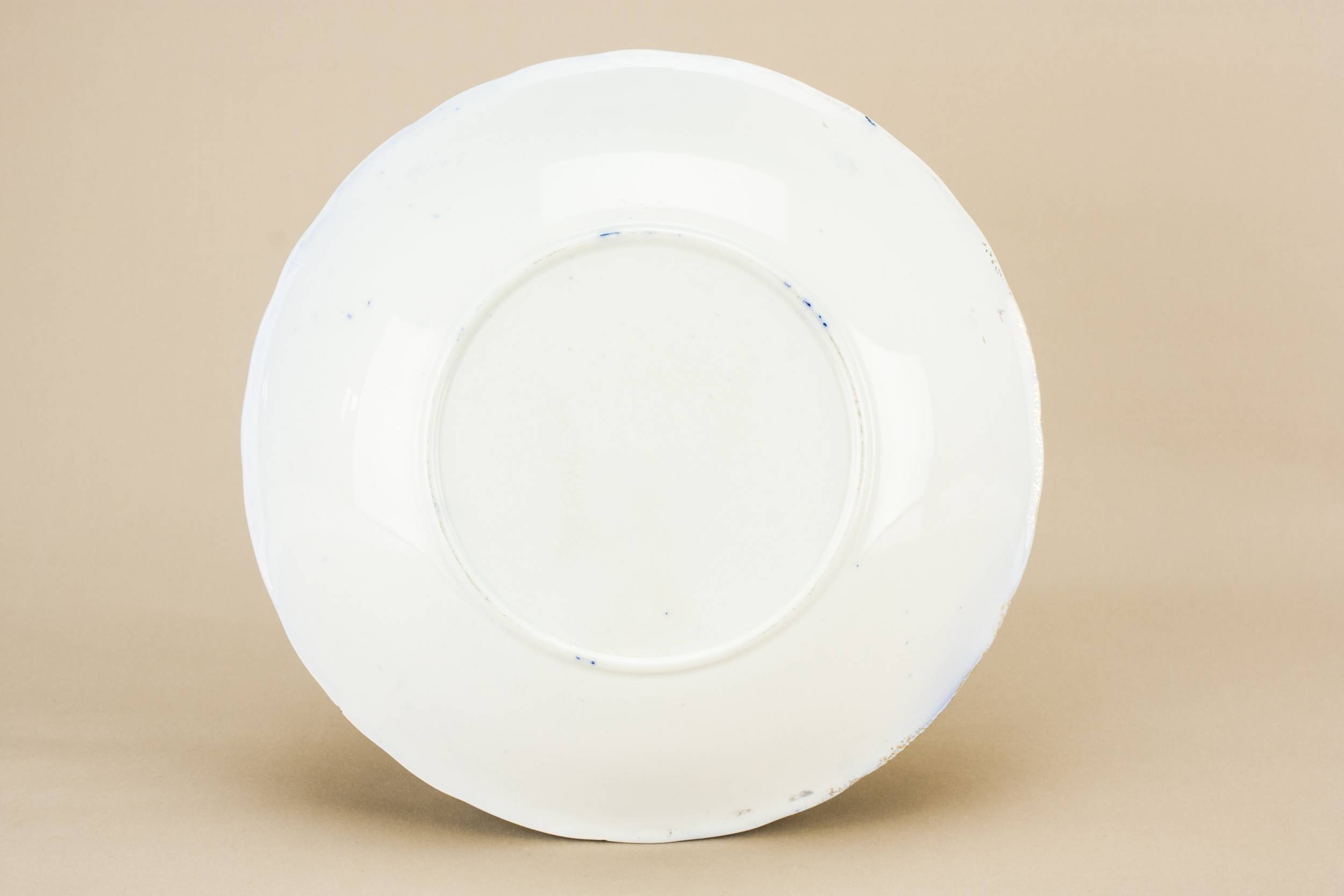 Antique Classical Old — Flow blue serving bowl 2