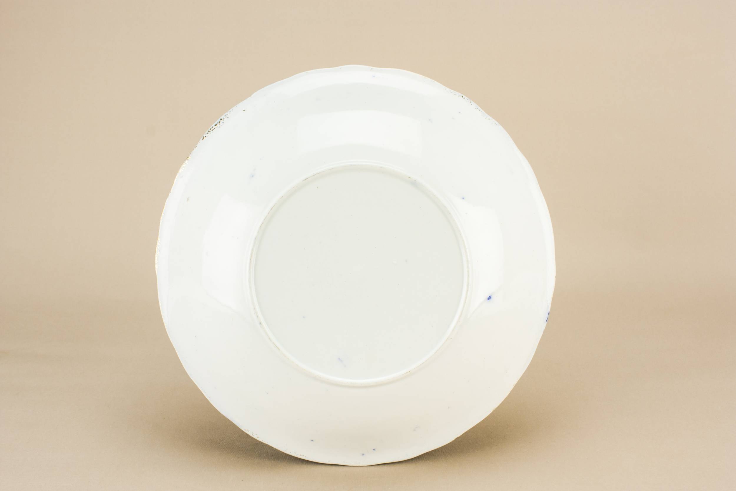 Victorian Antique Landscape — Victorian pottery serving bowl 2