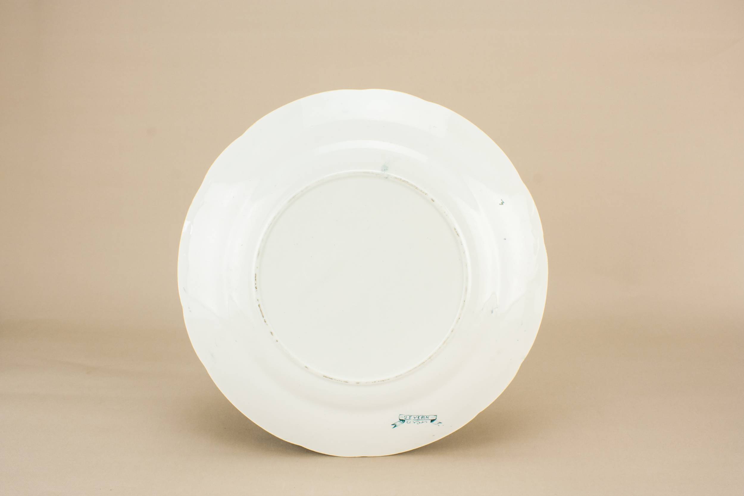 Antique Spectacular DINNER — 4 pottery dinner plates 2
