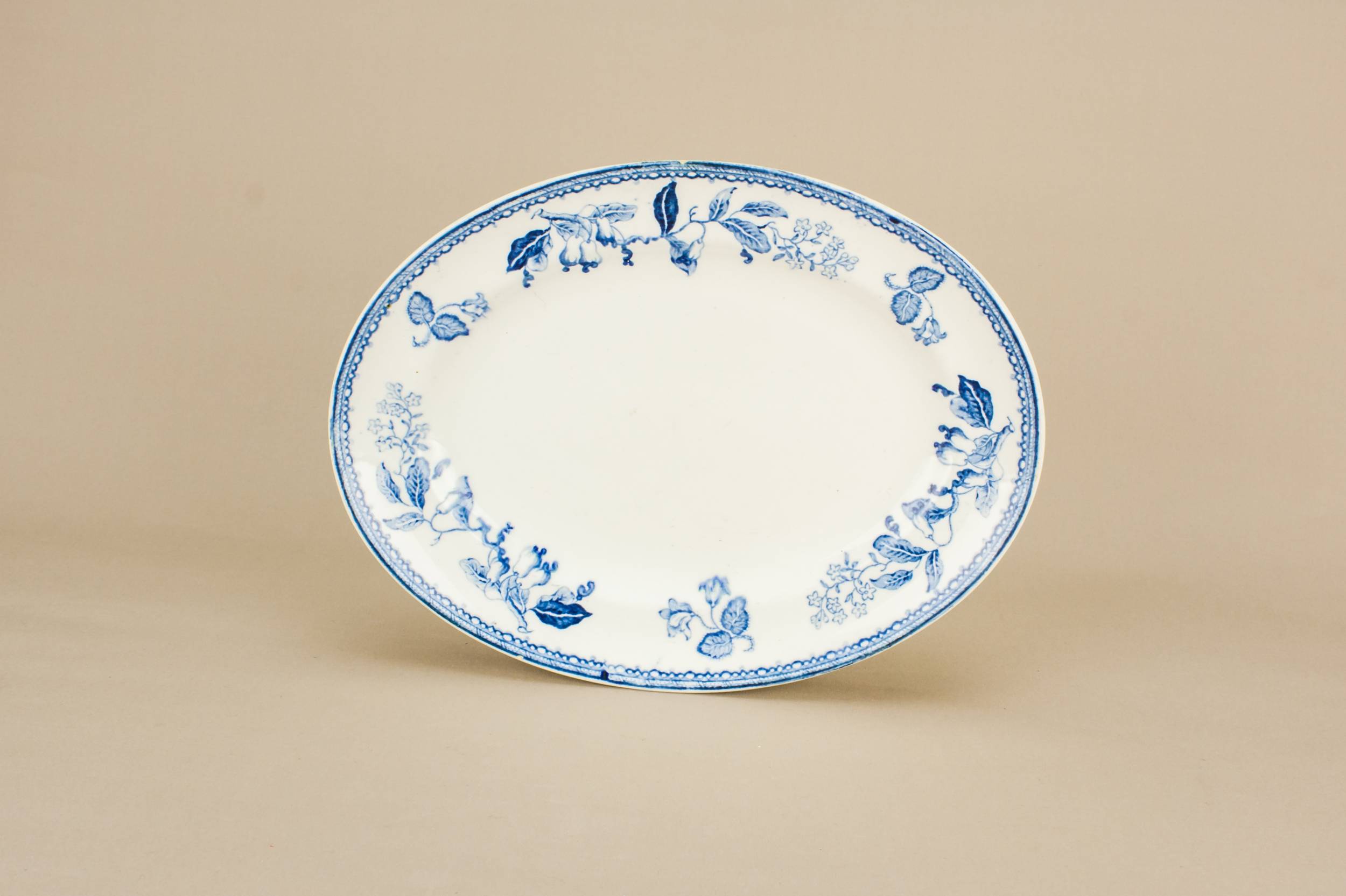 Cheerful Blue Pottery — Small blue platter
