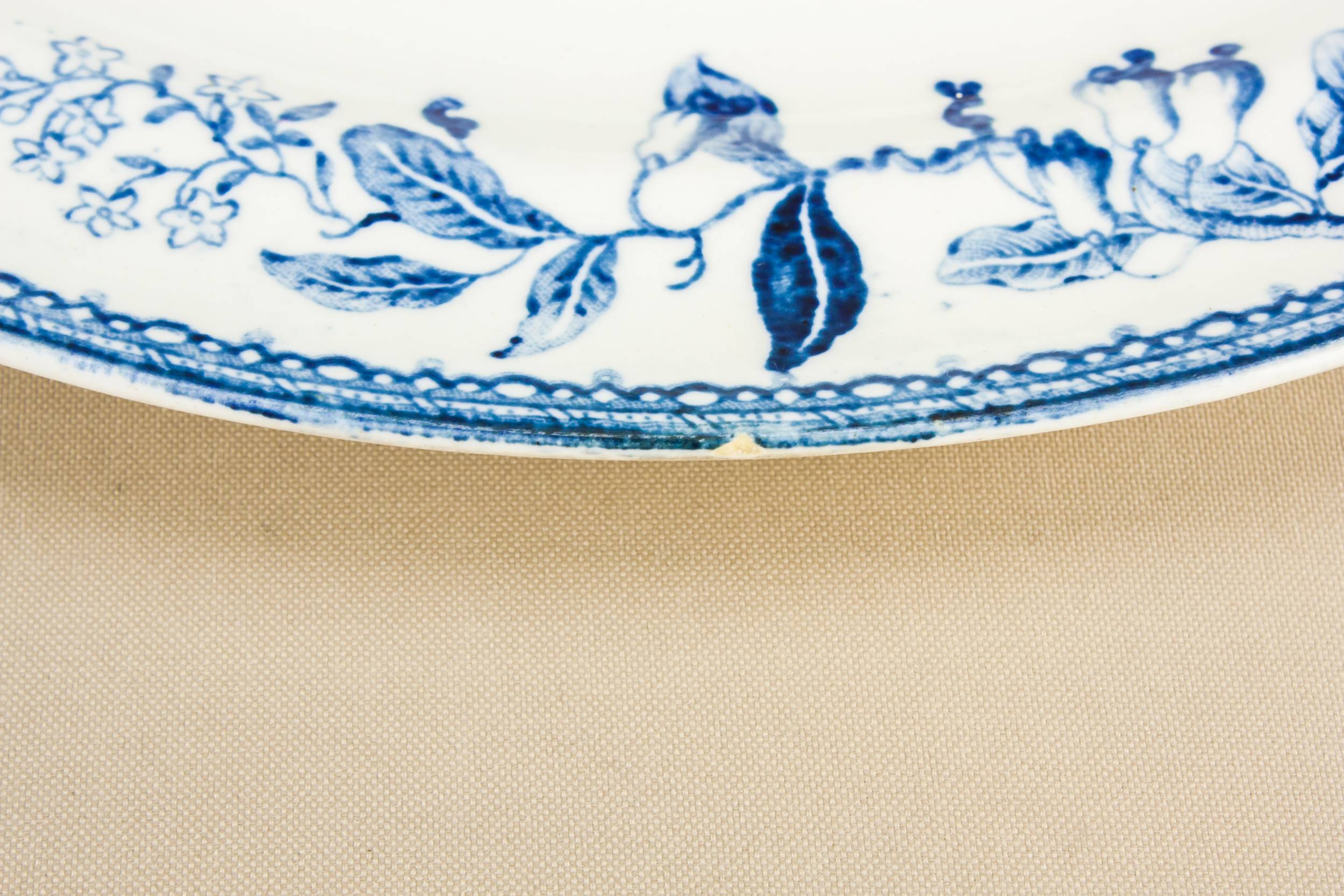 Cheerful Blue Pottery — Small blue platter 2