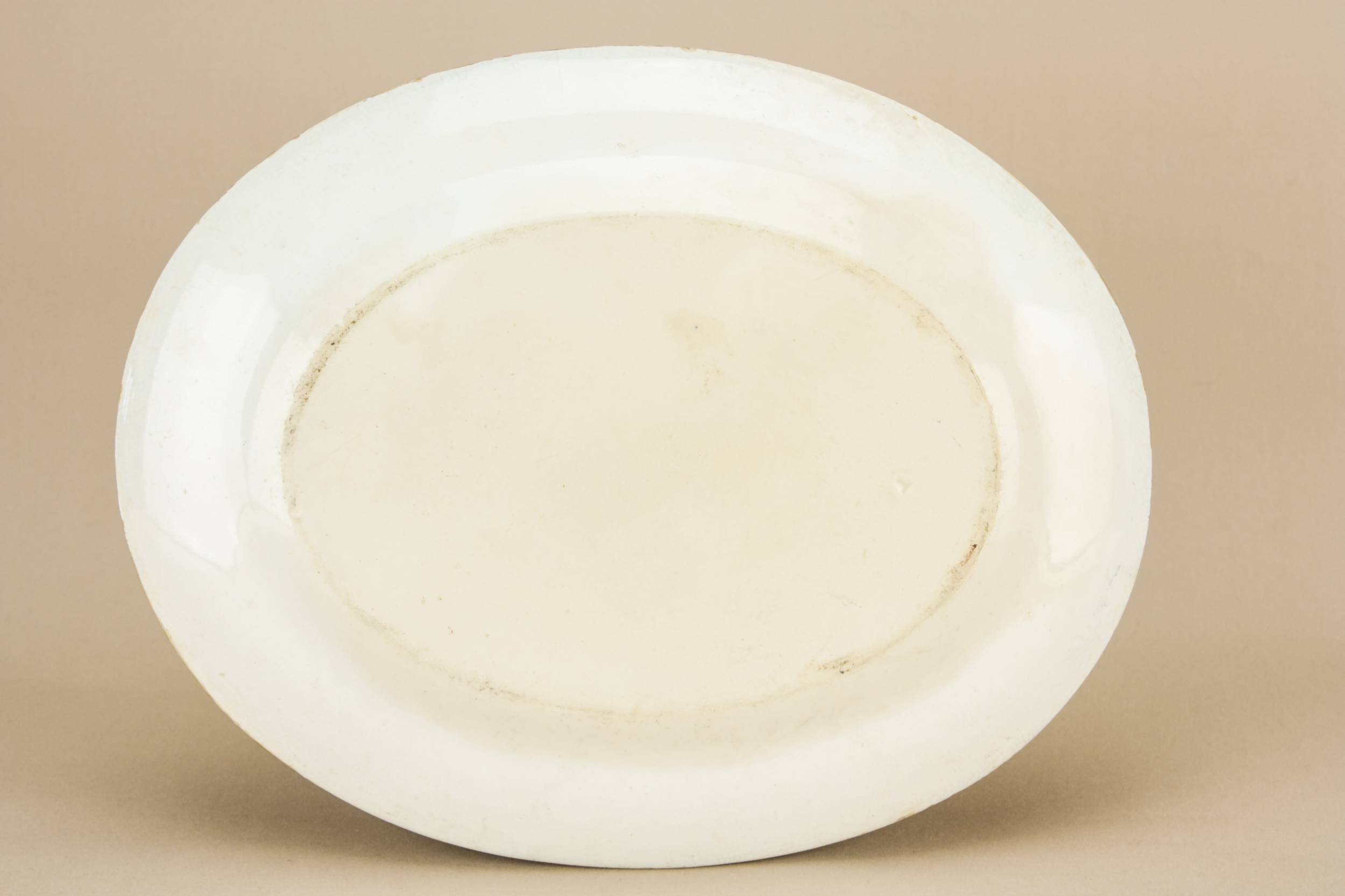 Antique Unusual Serving — High Victorian pottery platter 2