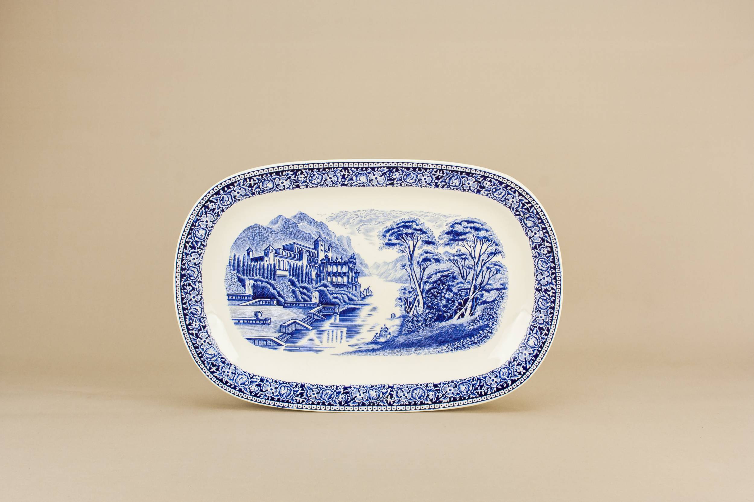 Blue And White — Blue and white platter