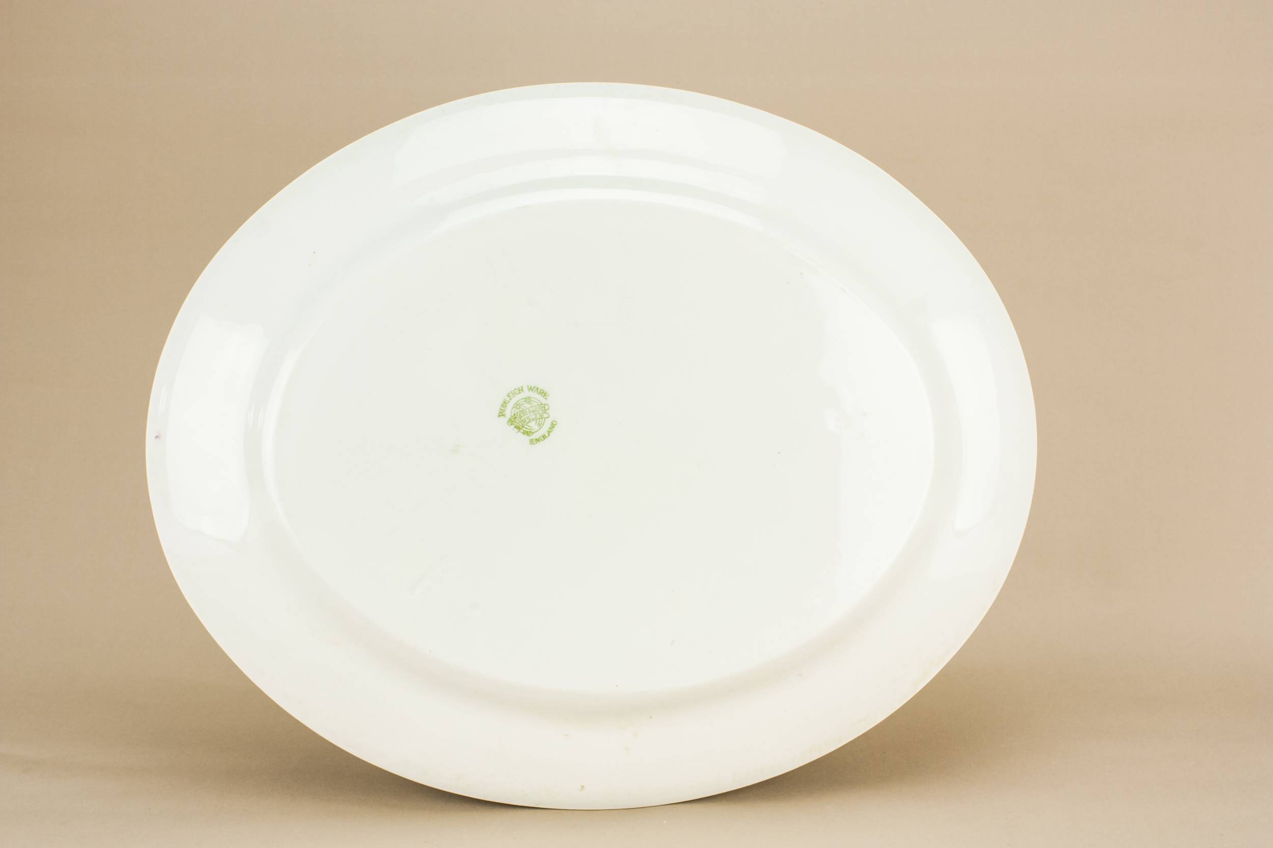 Elegant Neo-Classical Burgess — Large pink serving platter 2