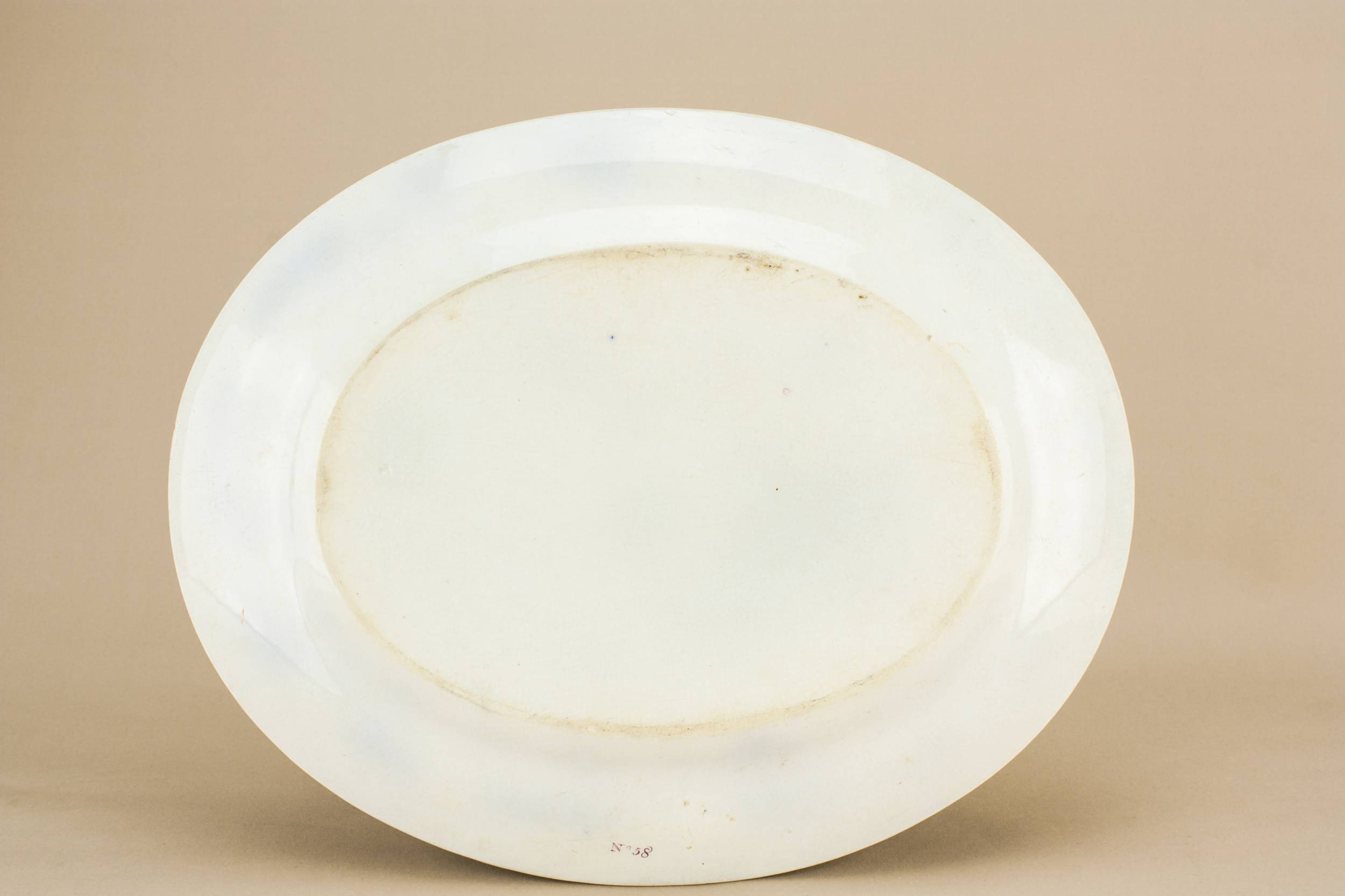 Spectacular Pottery Floral — High Victorian pottery platter 2