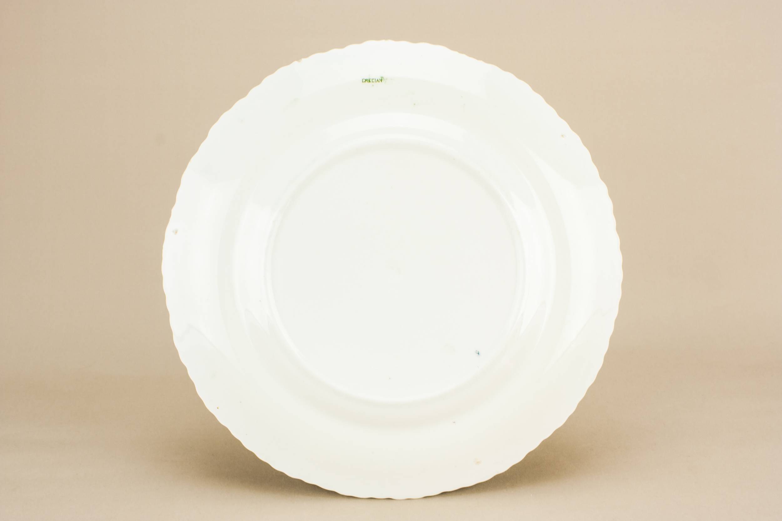 Antique Rustic Grecian — 4 Victorian dinner plates 2