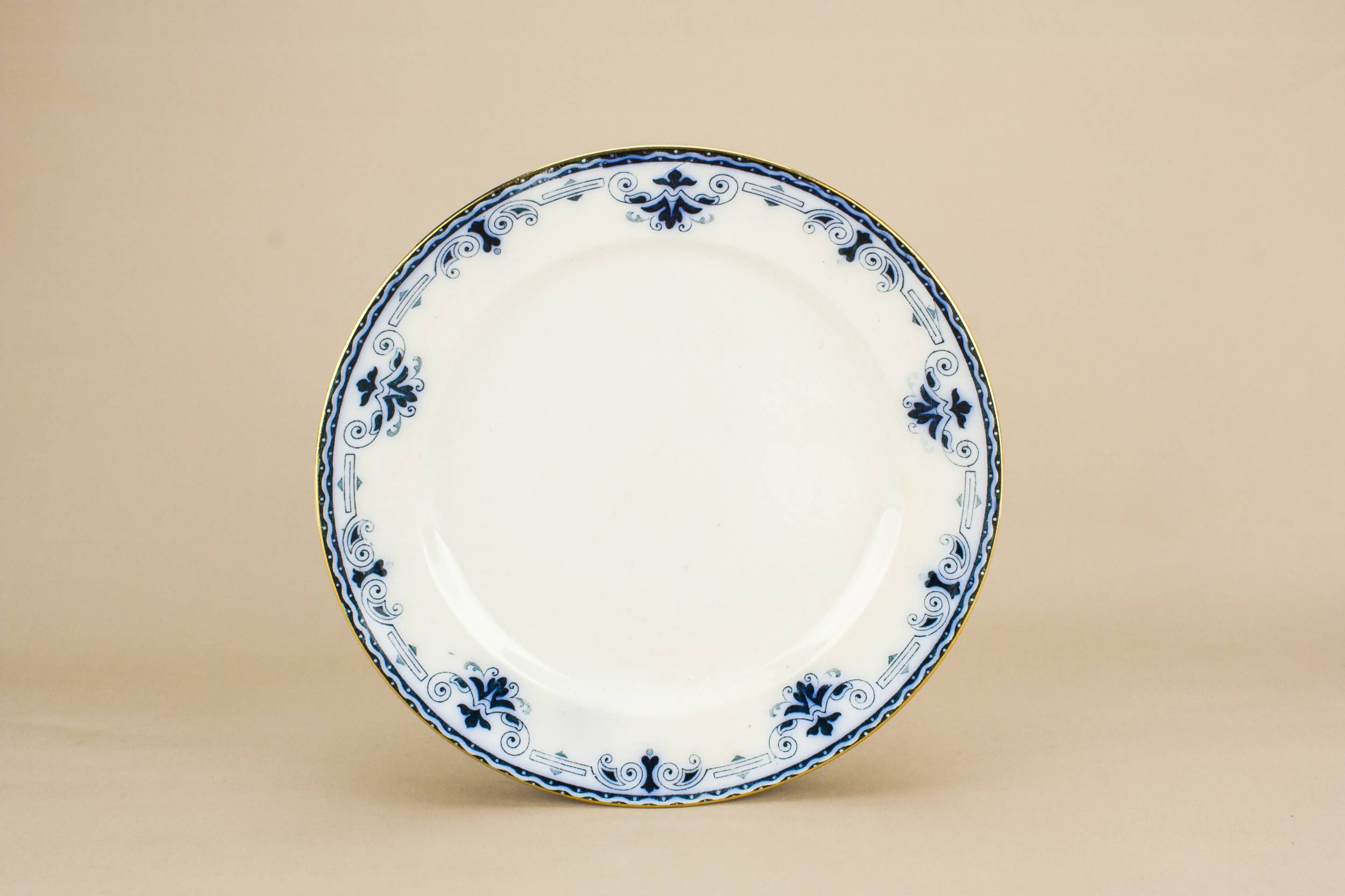 Antique Classical Regal — 4 blue and white dinner plates