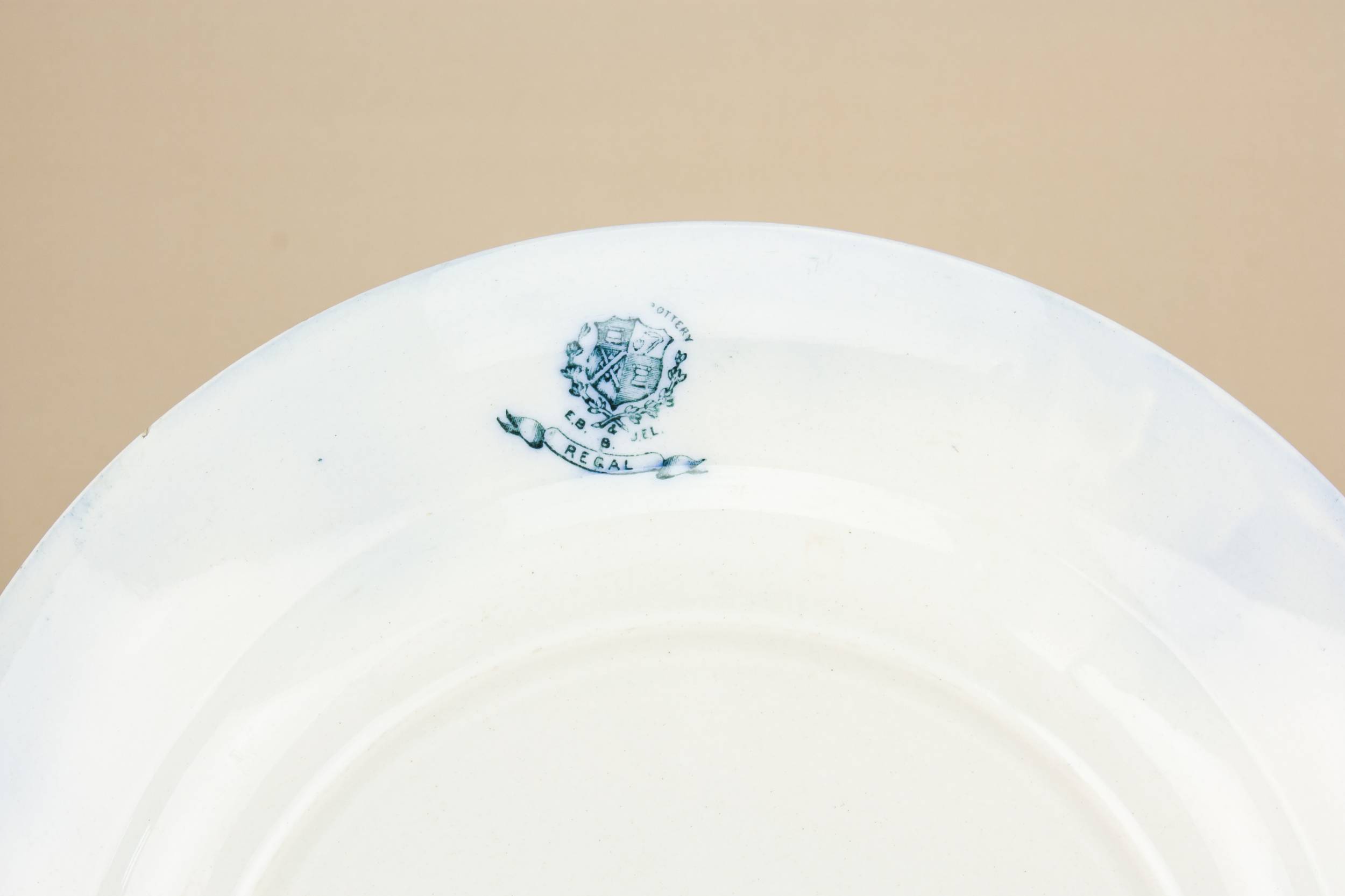 Antique Classical Regal — 4 blue and white dinner plates 3