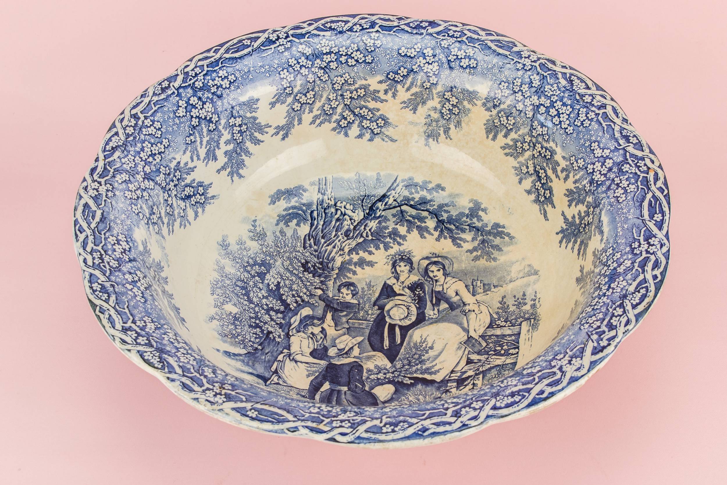 Shabby Chic Antique — High Victorian pottery bowl 2
