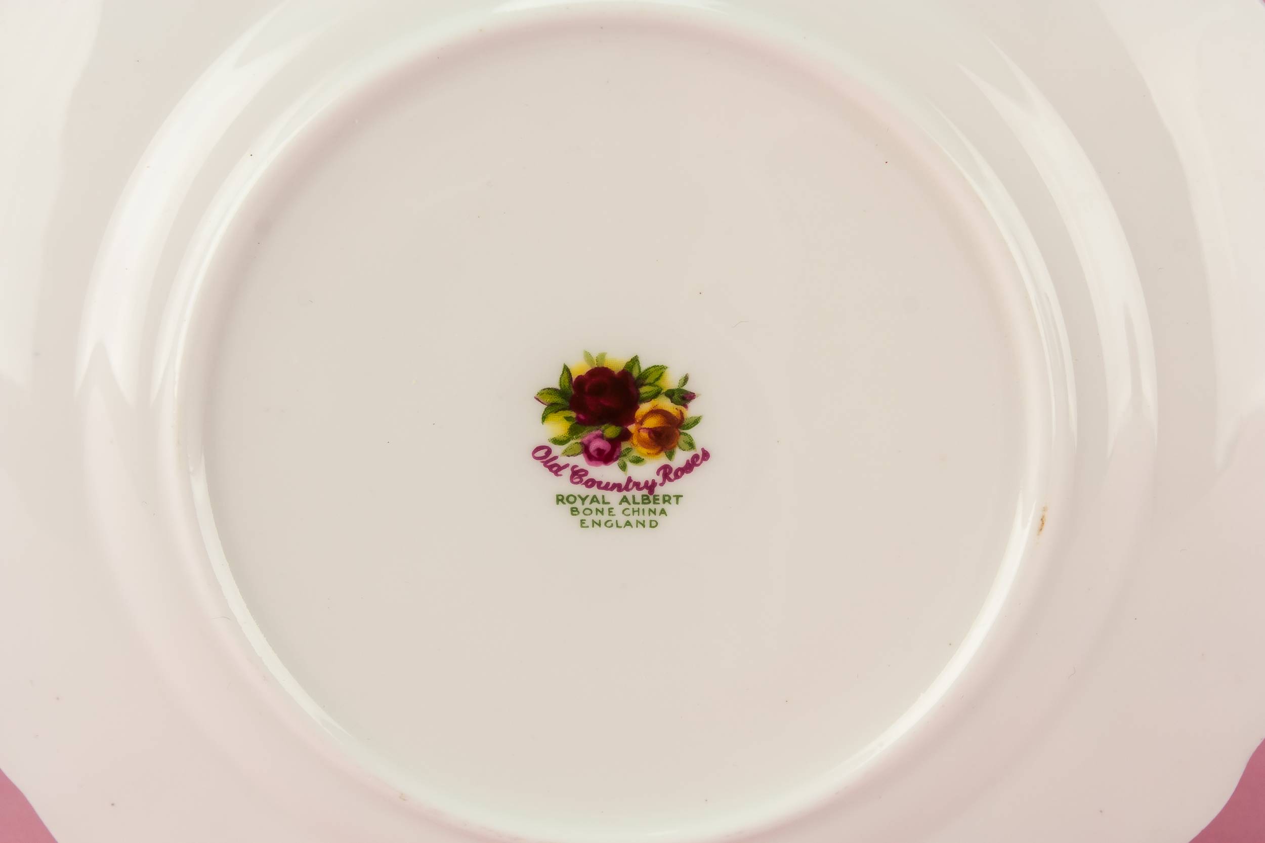 Beautiful Vintage Dish — 6 retro bone china plates 2