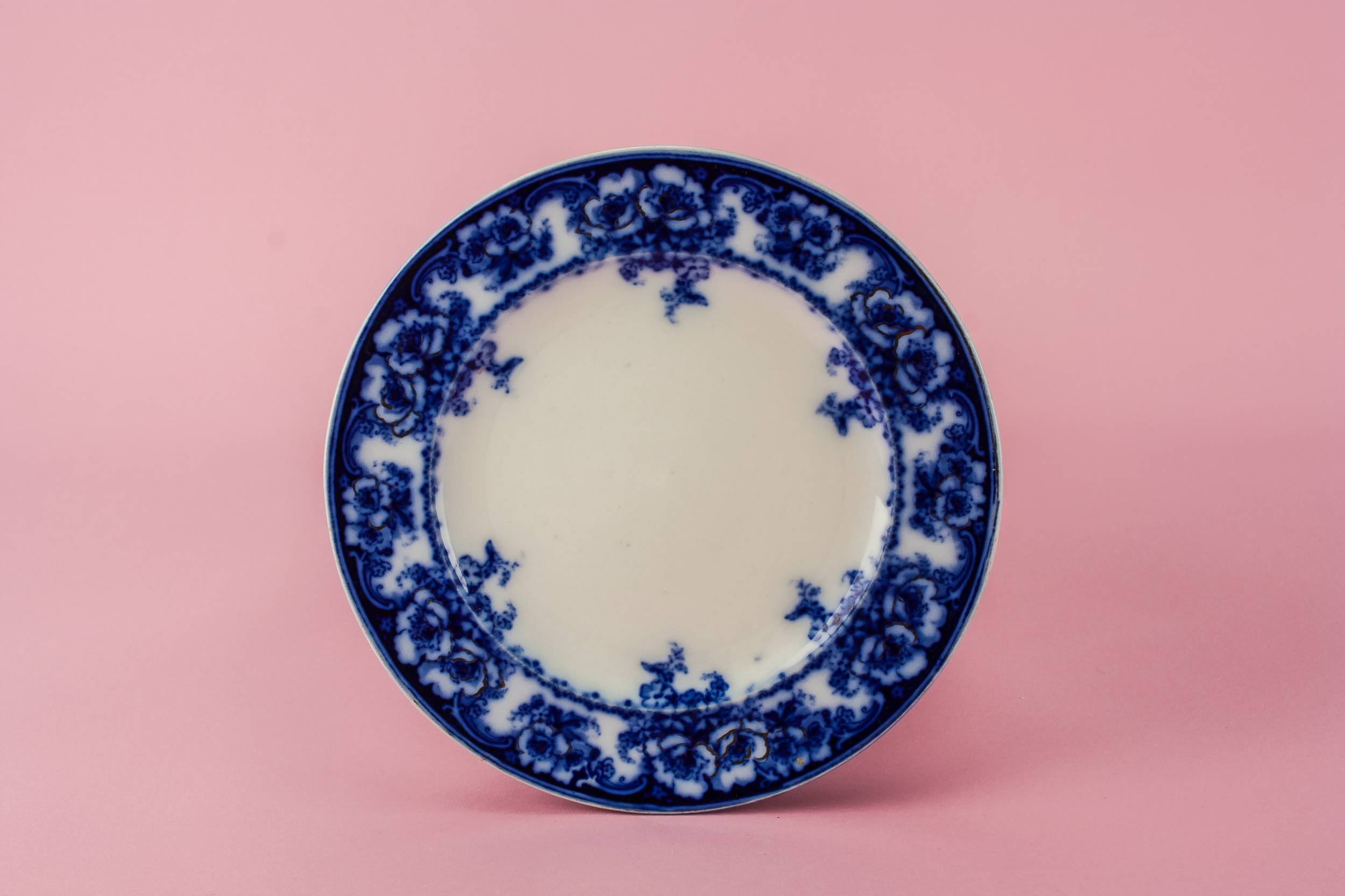 Antique Pottery Normandy — 3 Art Nouveau pottery plates
