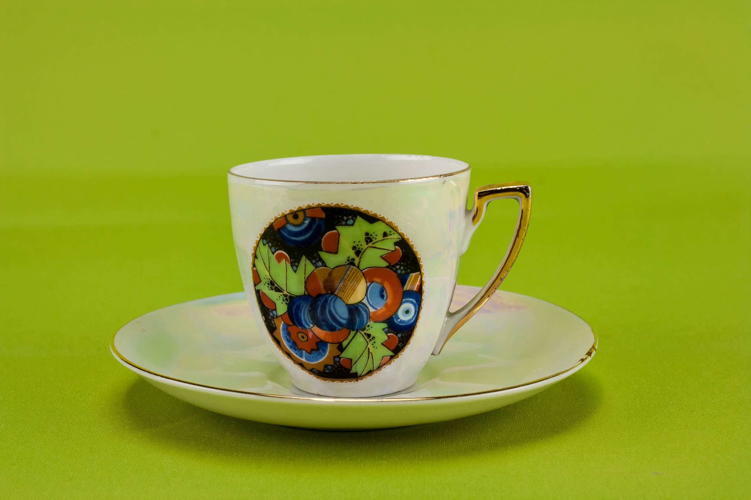 Persons Vintage Art — Art Deco coffee set for 6 5