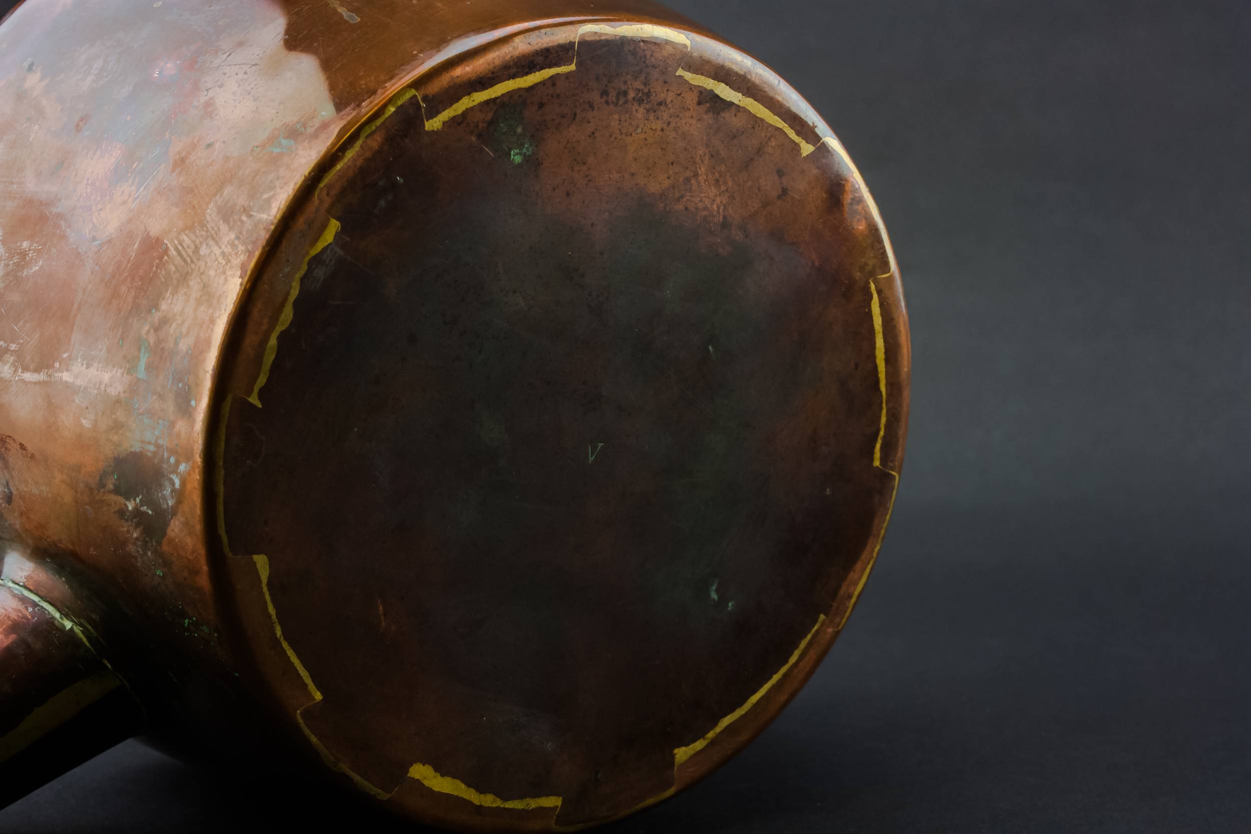 Antique Medium KETTLE — Copper Victorian kettle 4