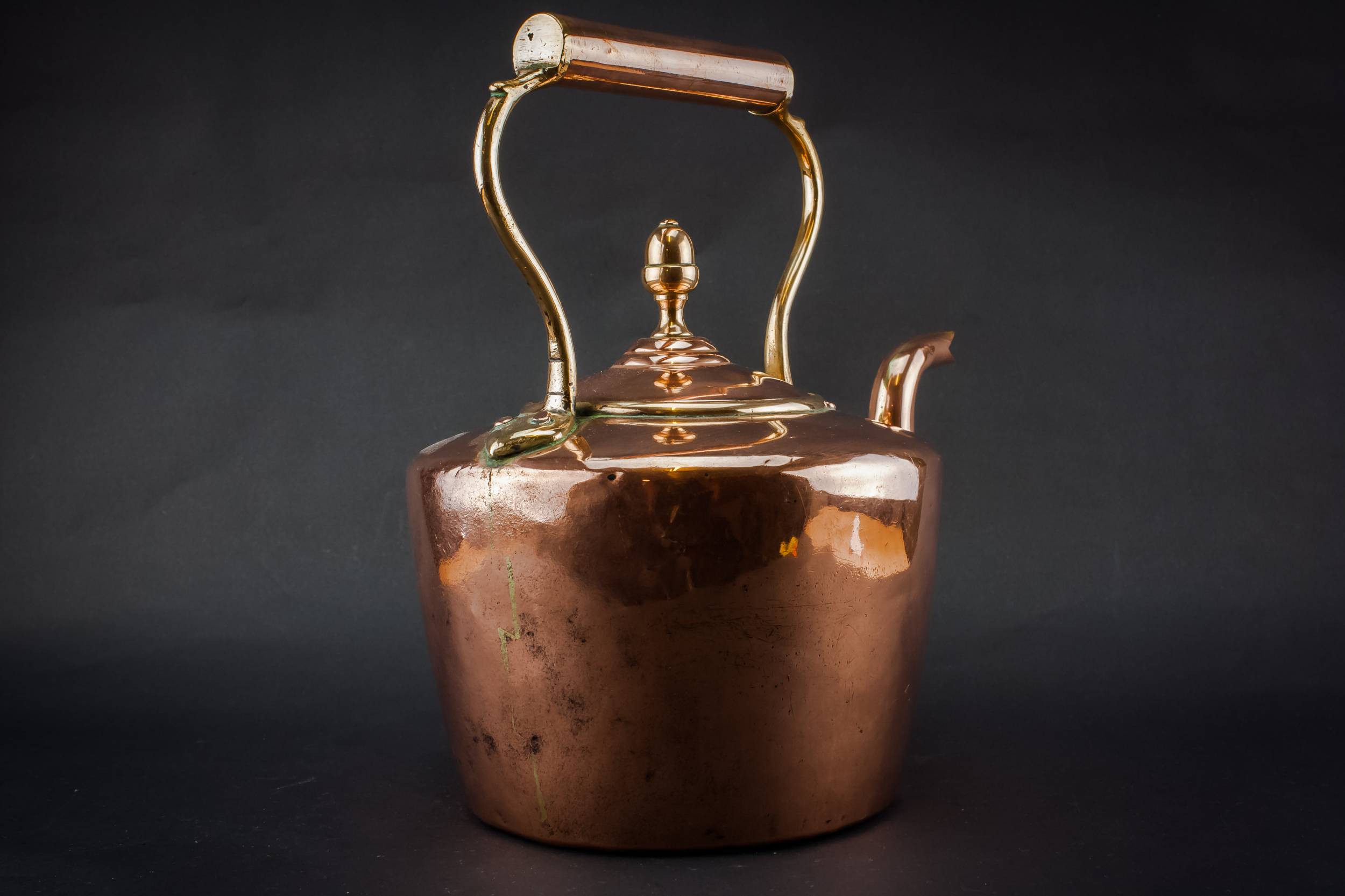 Copper Classical Round — High Victorian copper kettle 1