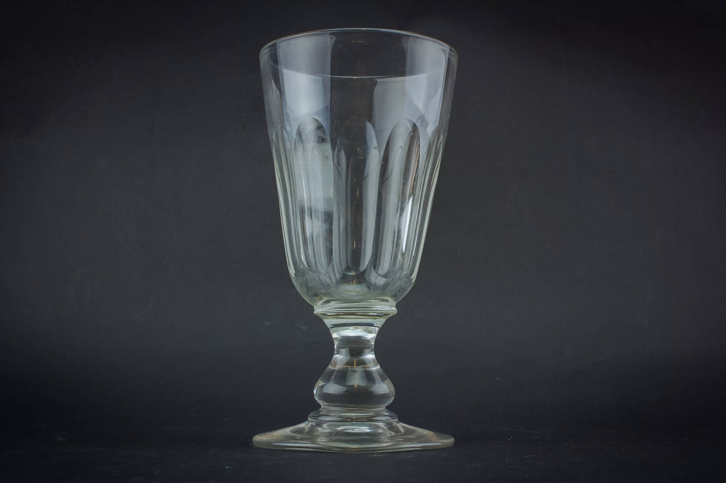 Victorian Crystal Dessert — Panelled wine glass 1