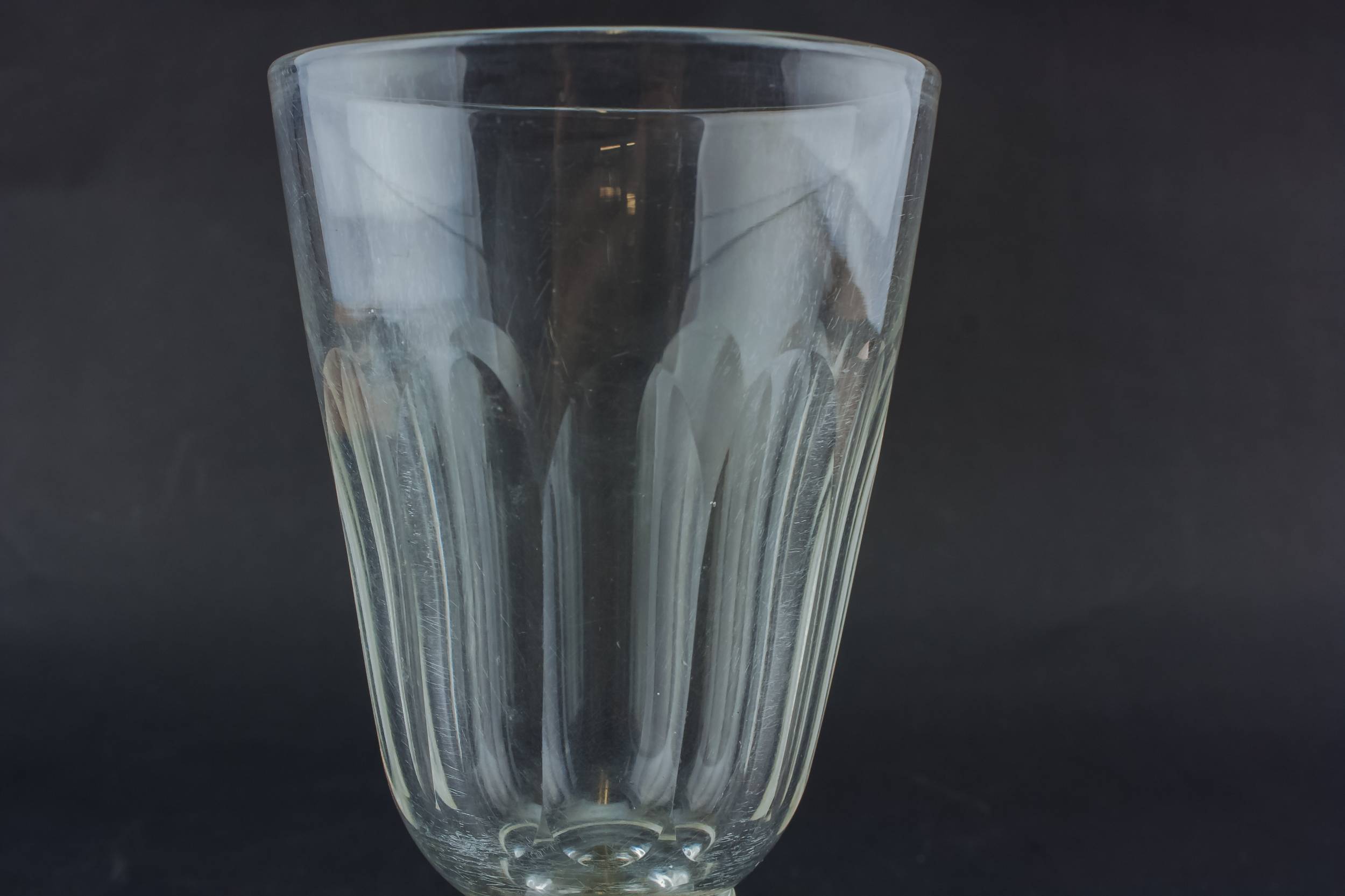 Victorian Crystal Dessert — Panelled wine glass 2