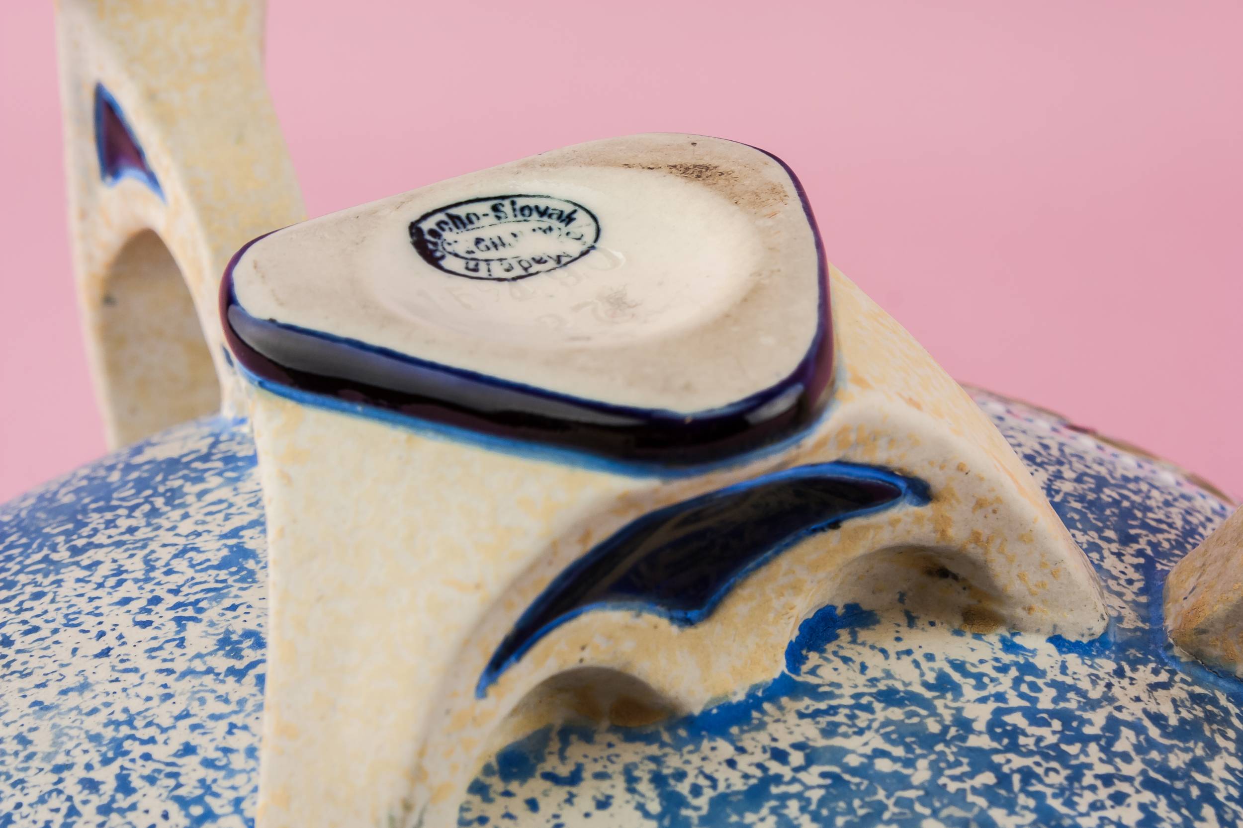 Modernist Elegant Pottery — Modernist pottery serving bowl 4