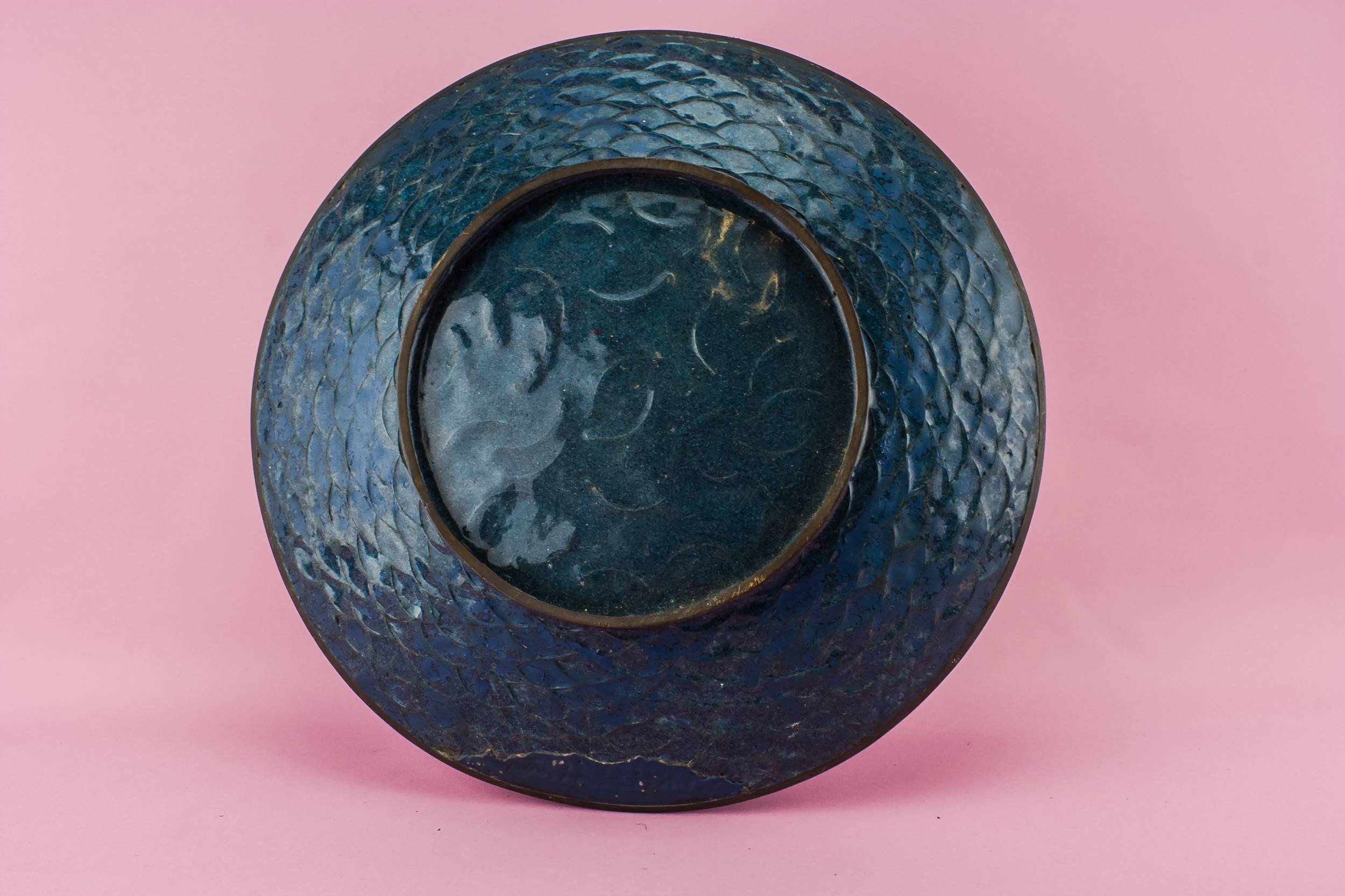 Cloisonne Small Serving — Meiji cloisonne bowl 2
