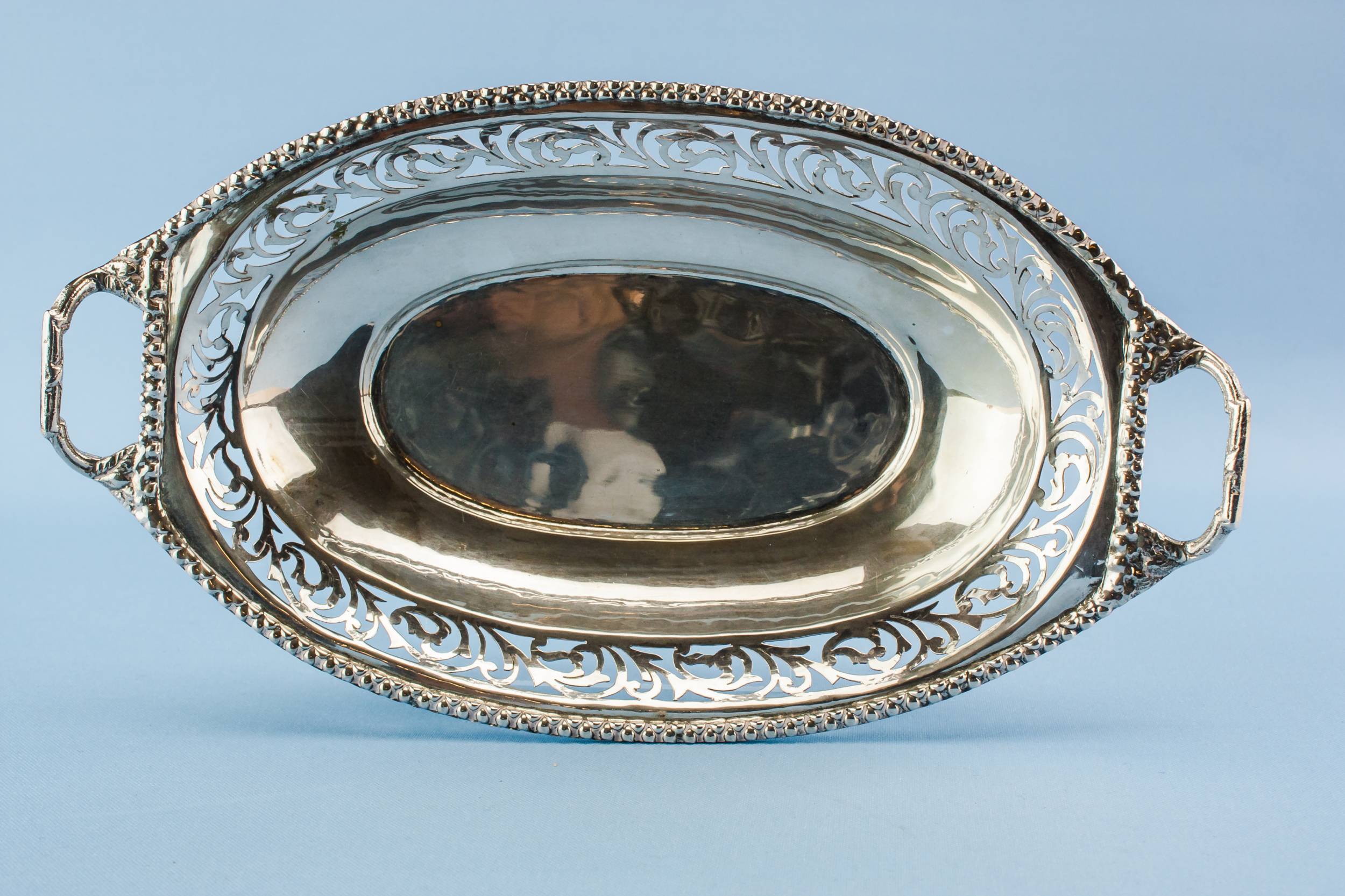 Vintage Elegant Scrolls — Small silver bowl 2