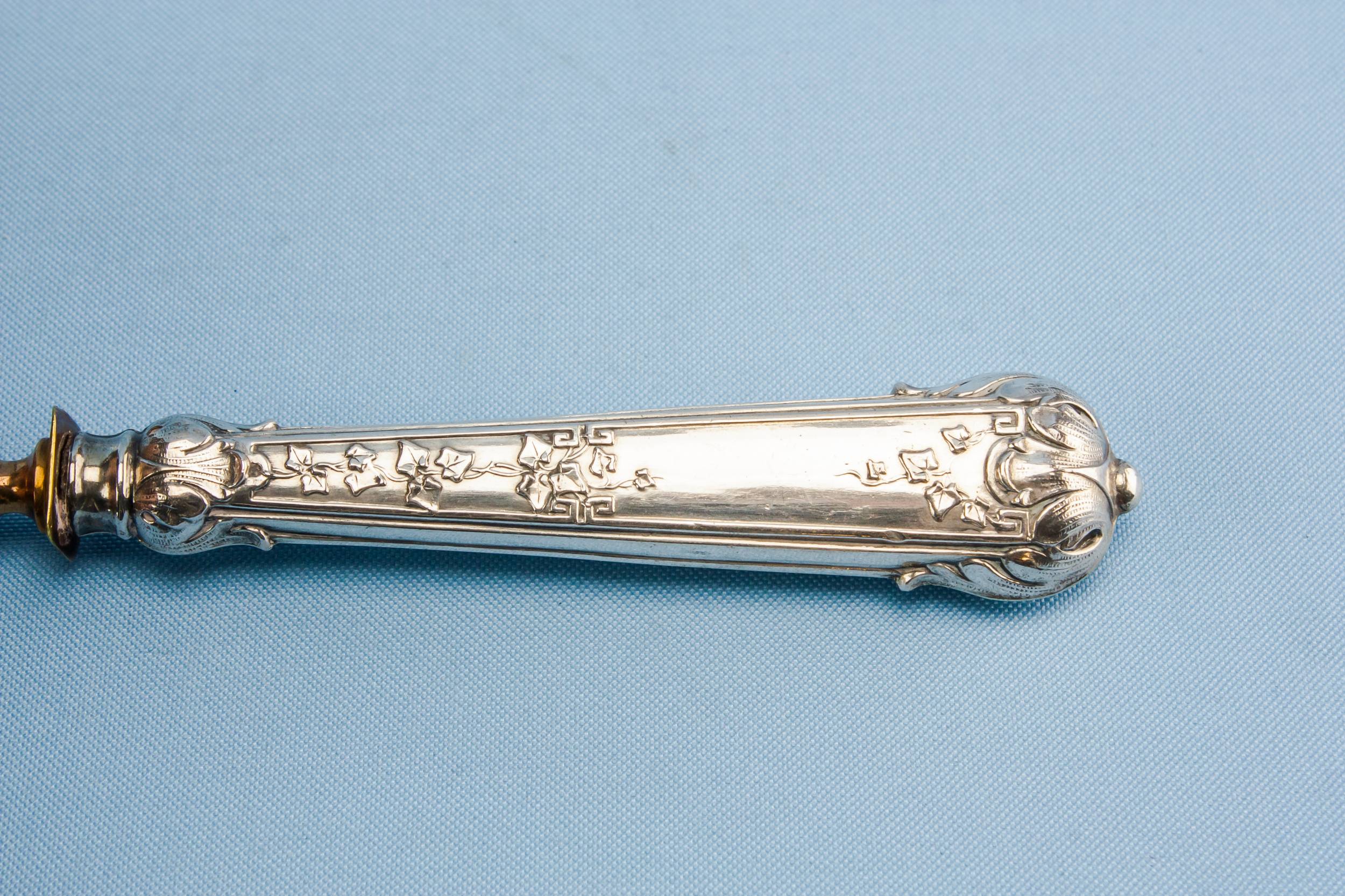 Spoons Silver Plated — Art Nouveau serving set 2