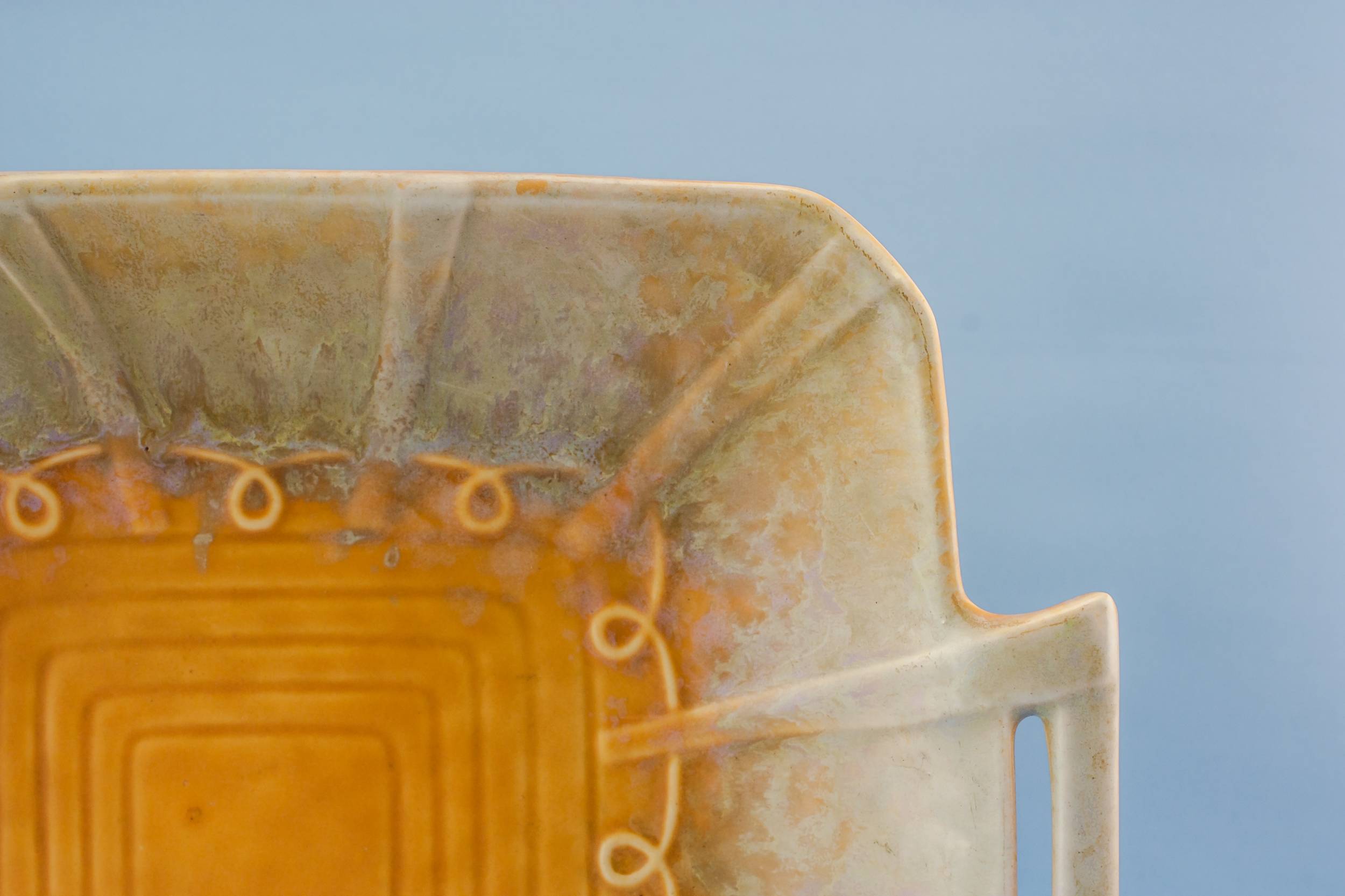 Art Deco Vintage — Art Deco pottery serving dish 1