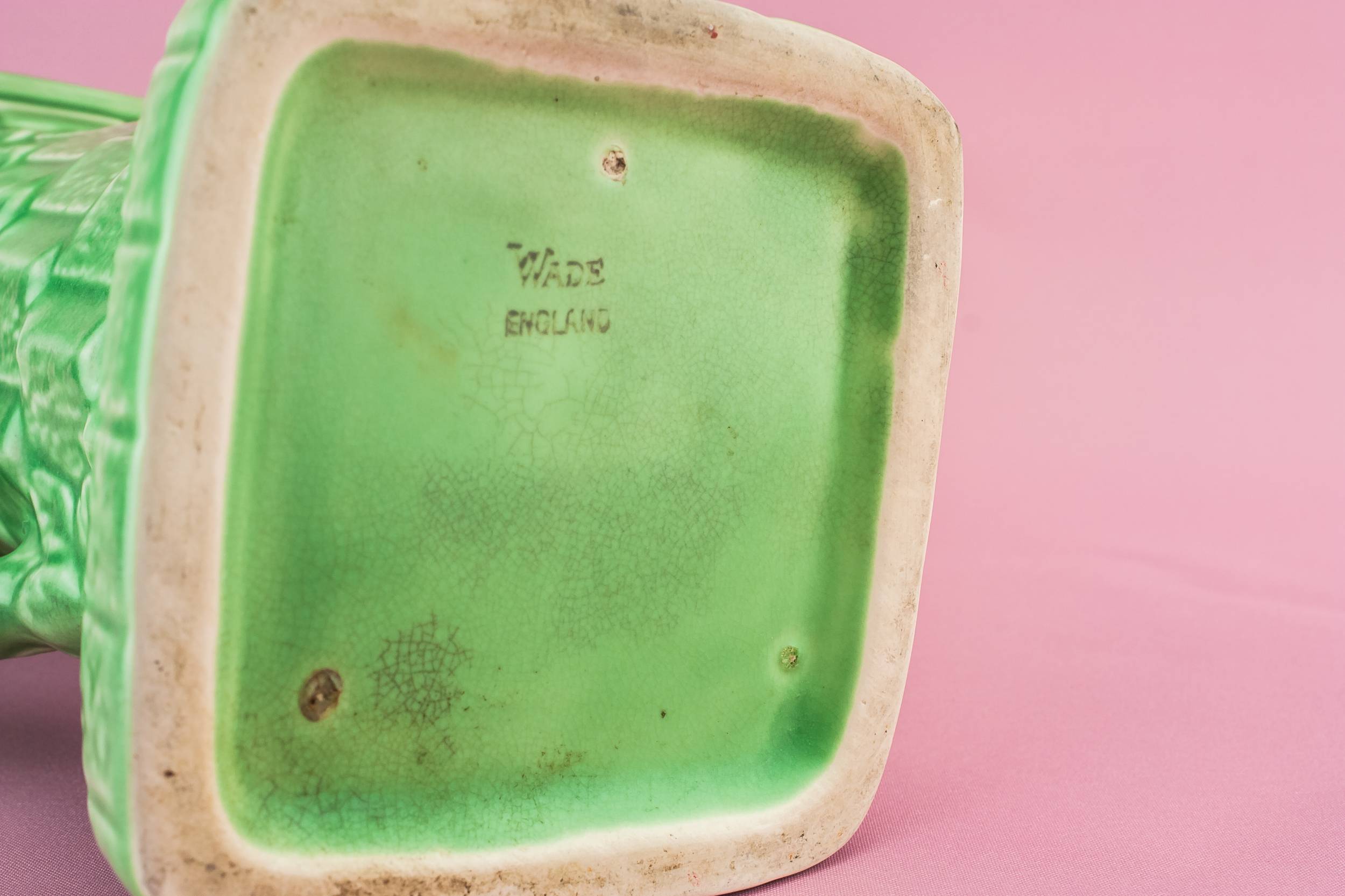 Spectacular Art Deco — Green pottery jug 4