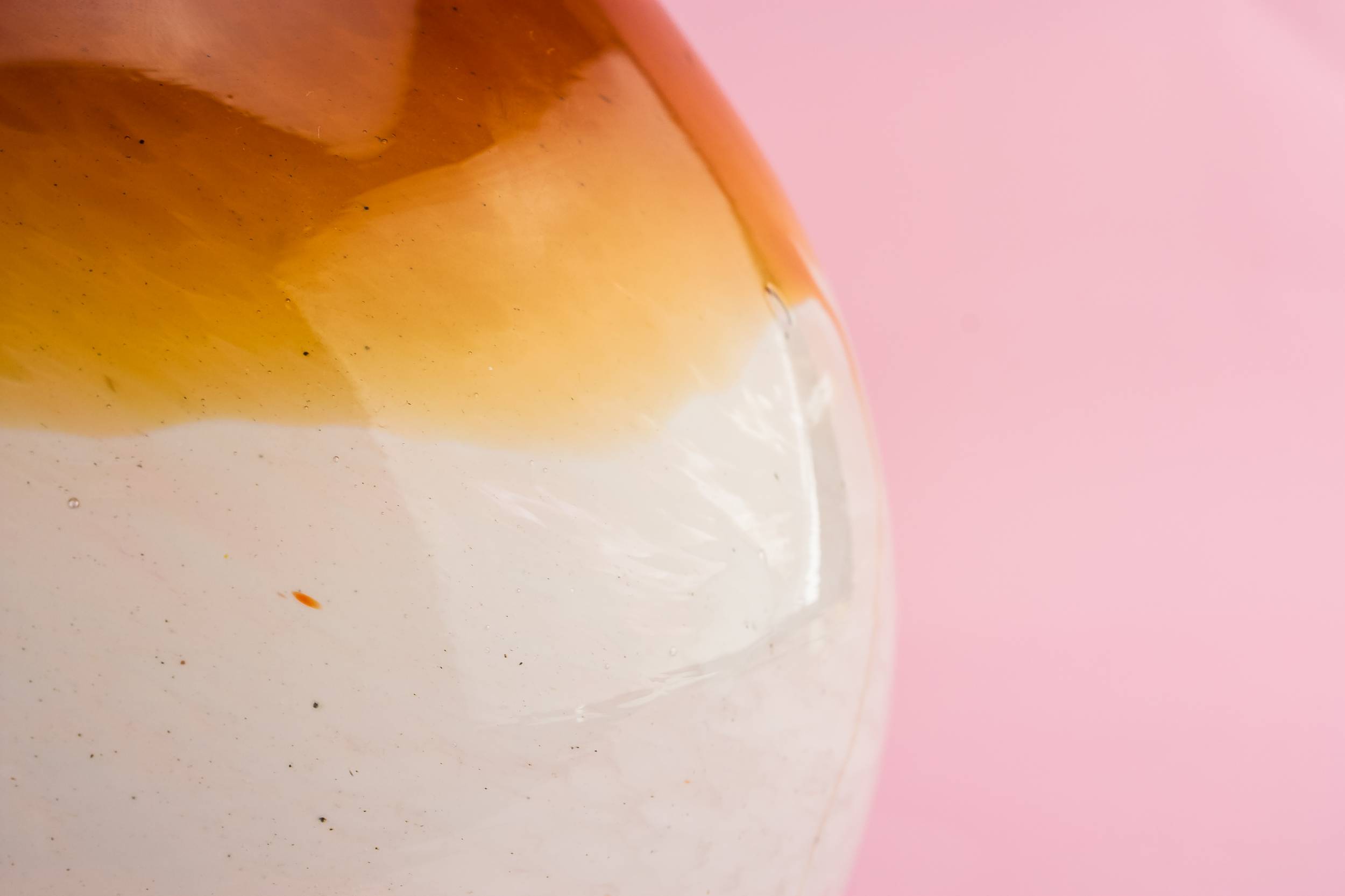 Charming Vintage Mottled — Glass chicken paperweight 3